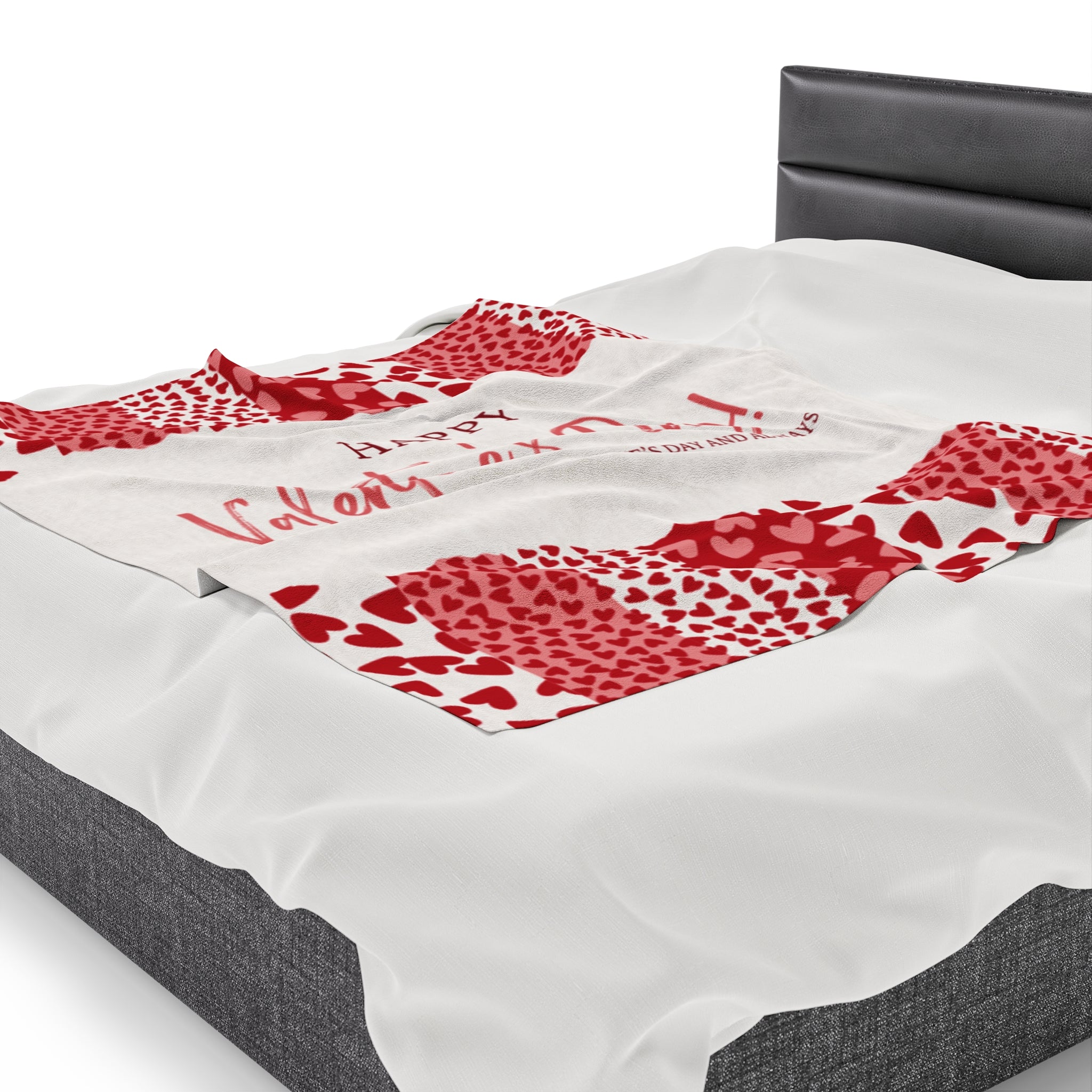 Fleece Blanket - Romantic Heart - Valentine's Couple Gifts for Men, Women - Super Cozy Comfy - Christmas, Wedding, Anniversary, Birthday Gifts for Him, Her, Gifts for Boyfriend, Girlfriend