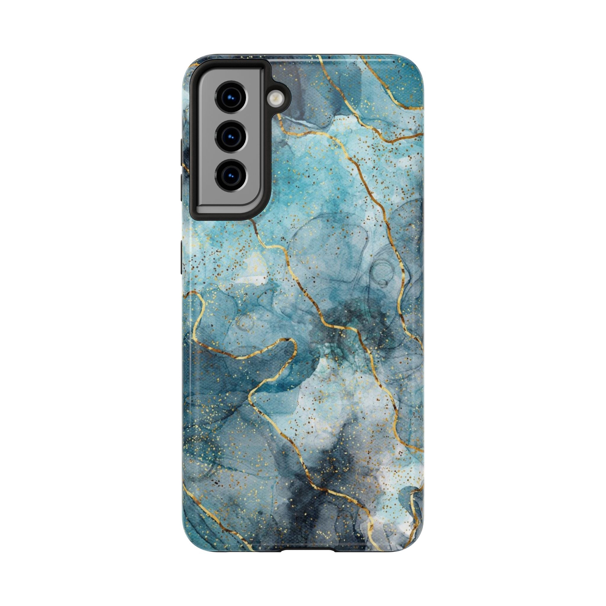 Blue Gold Marble, Elegant Phone Cases, Stylish Phone Covers, Chic Phone Protectors, Fashionable Case for Her, Trendy Smartphone Accessories