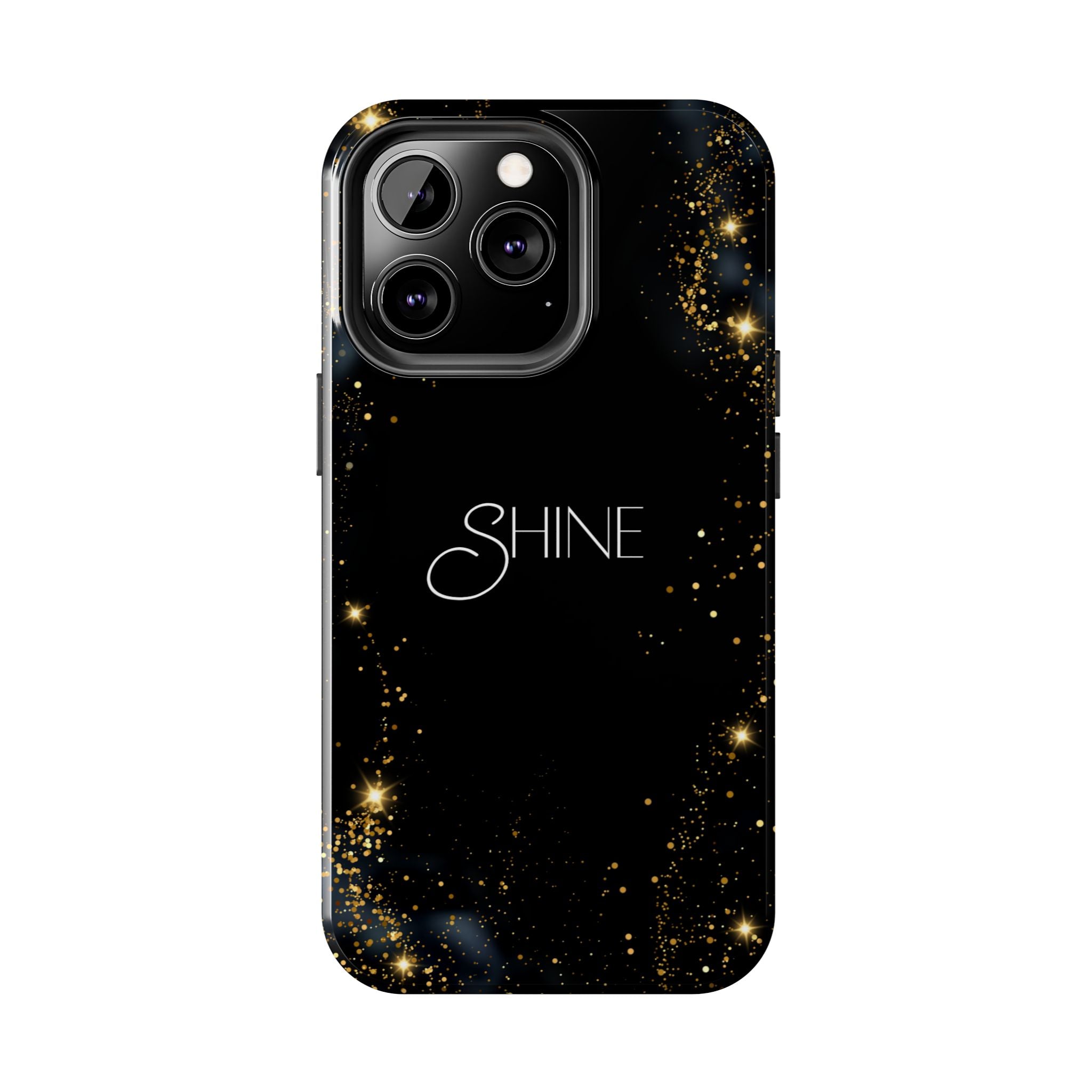 Black Shine Glitter, Elegant Phone Cases, Stylish Phone Covers, Chic Phone Protectors, Fashionable Case for Her, Trendy Smartphone Accessories