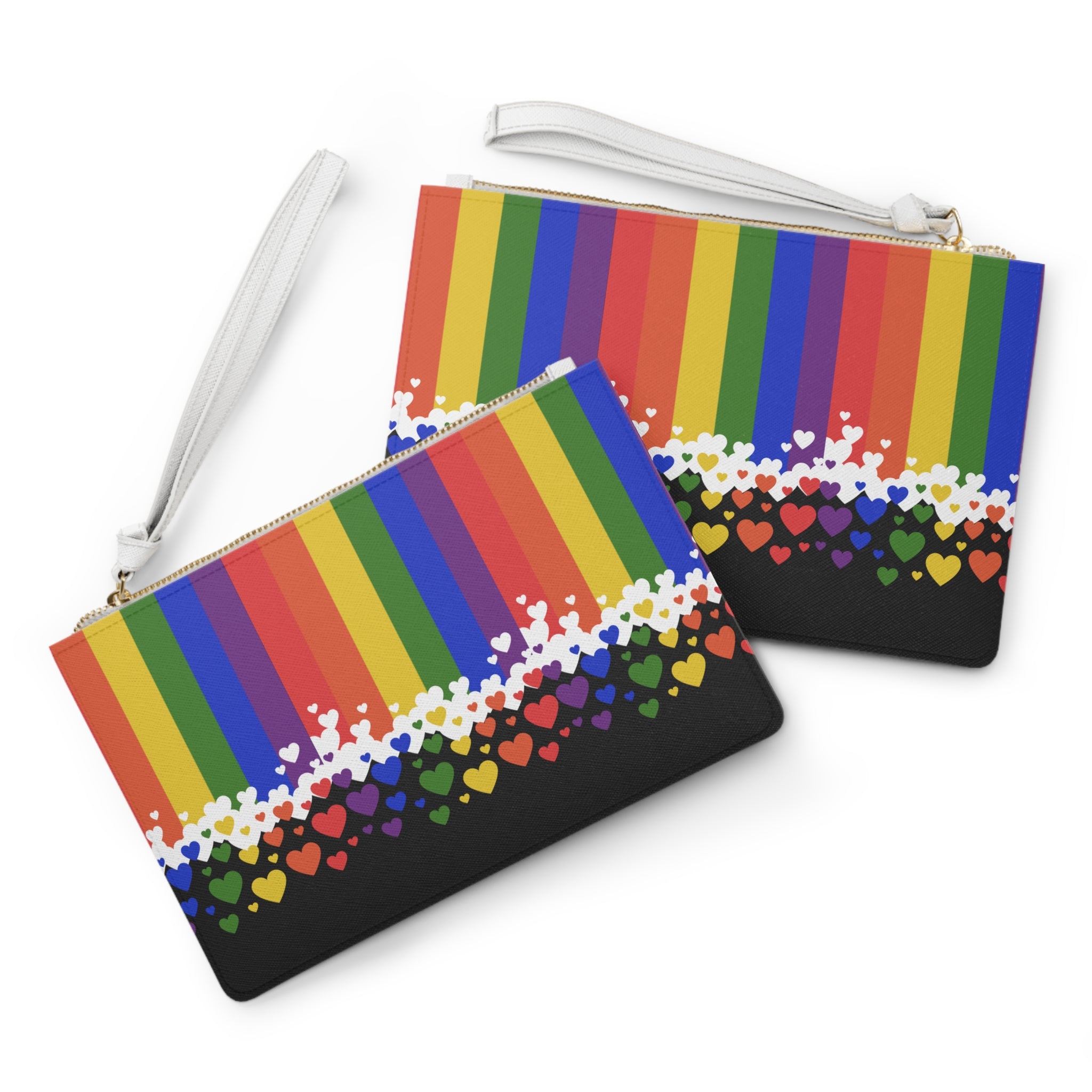 Heart Clutch Bag - Valentines Gift, Cute Design, Women Wallet Wristlet Clutch, Purses for Women Wristlet, Handbags Small Wallet Purses, Ladies Gifts