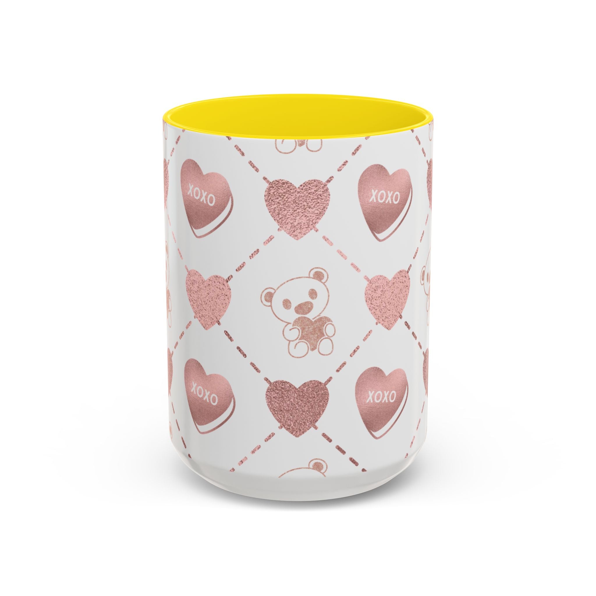 Pink Valentine's Design, Holiday Drinkware, Valentines, Christmas Birthday Gifts for Couples, Her Boyfriend Girlfriend, Coffee Mug for Valentines Day,