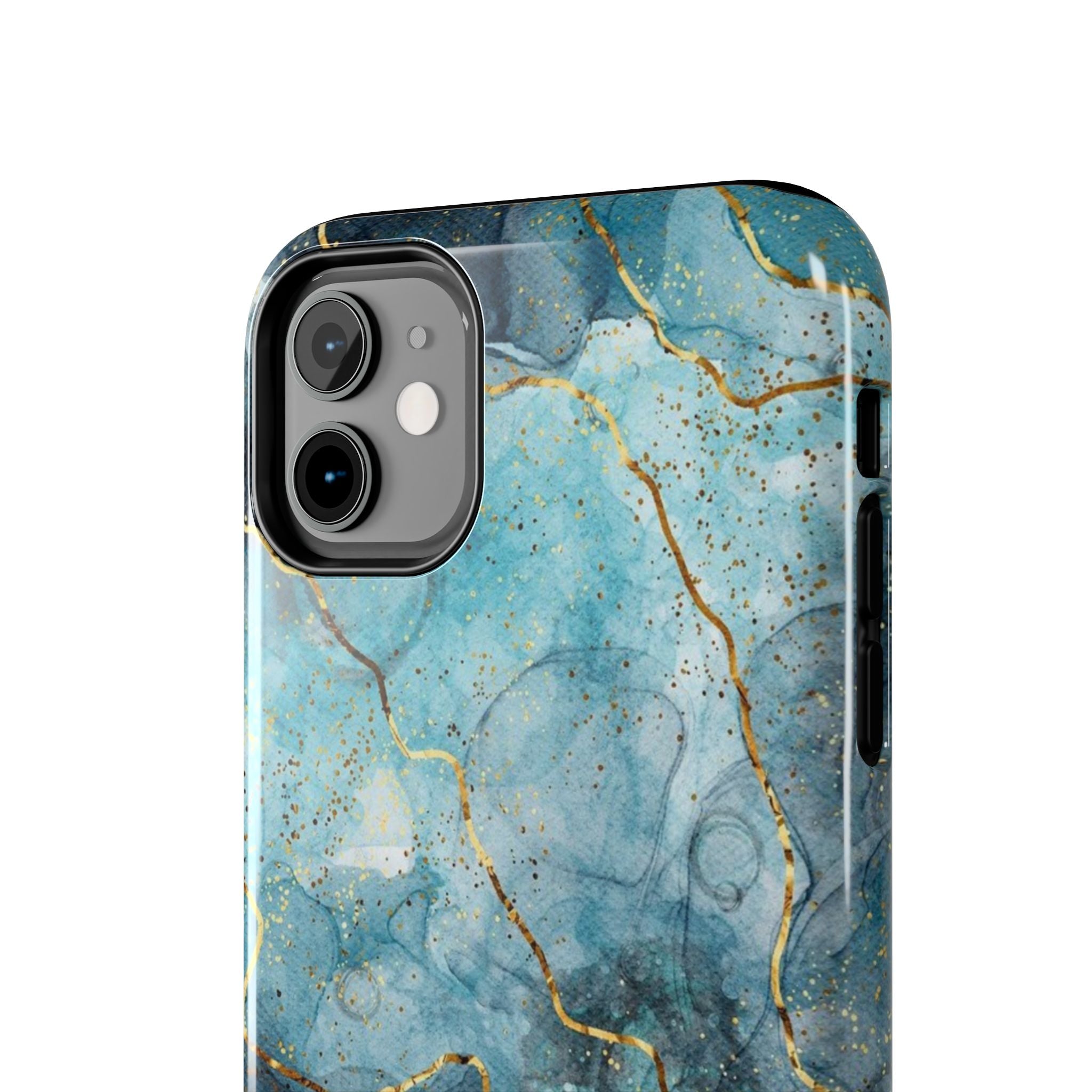 Blue Gold Marble, Elegant Phone Cases, Stylish Phone Covers, Chic Phone Protectors, Fashionable Case for Her, Trendy Smartphone Accessories