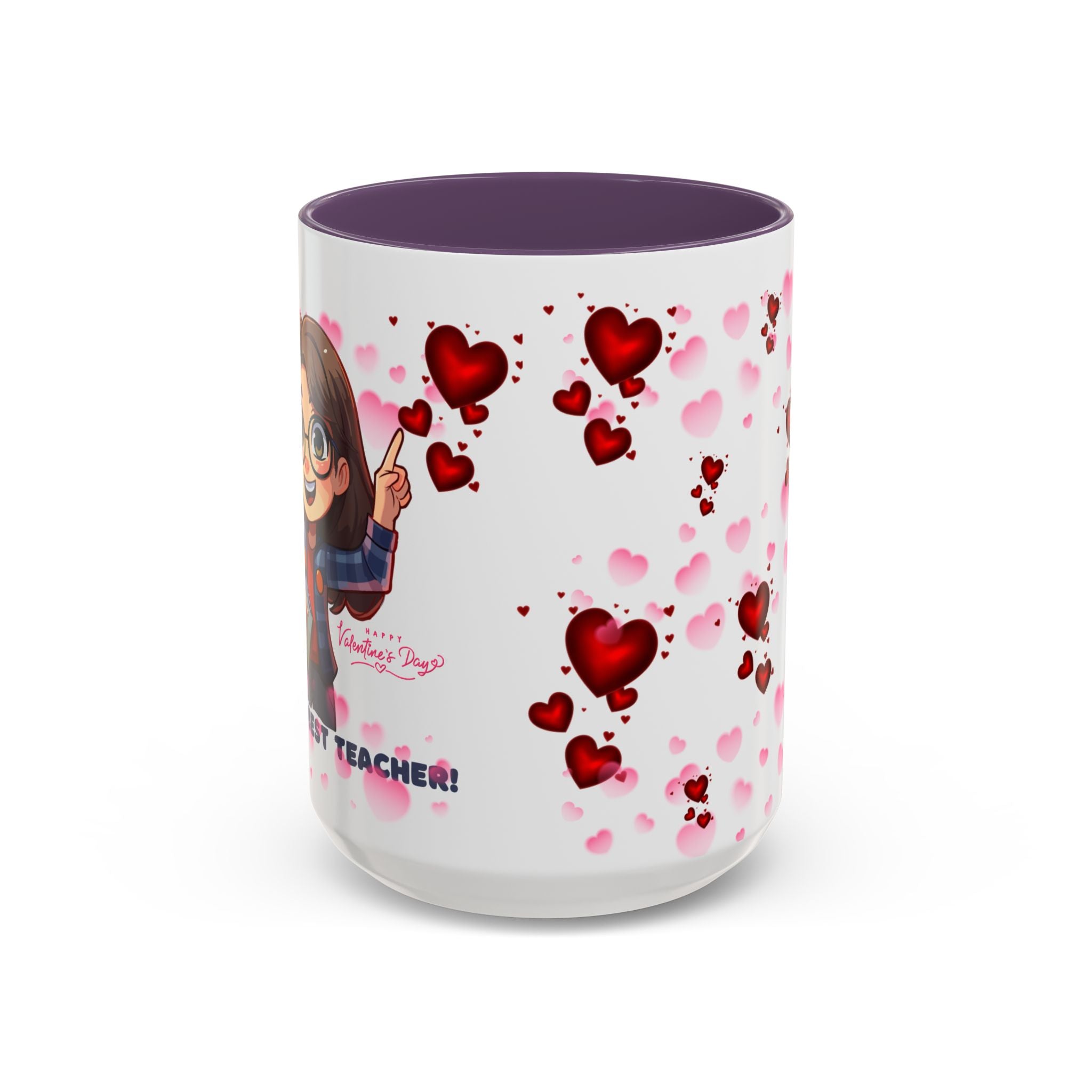 Teachers Gift Valentine's Design, Holiday Drinkware, Valentines, Christmas Birthday Gifts for Teachers, Coffee Mug for Teacher Valentines Day,