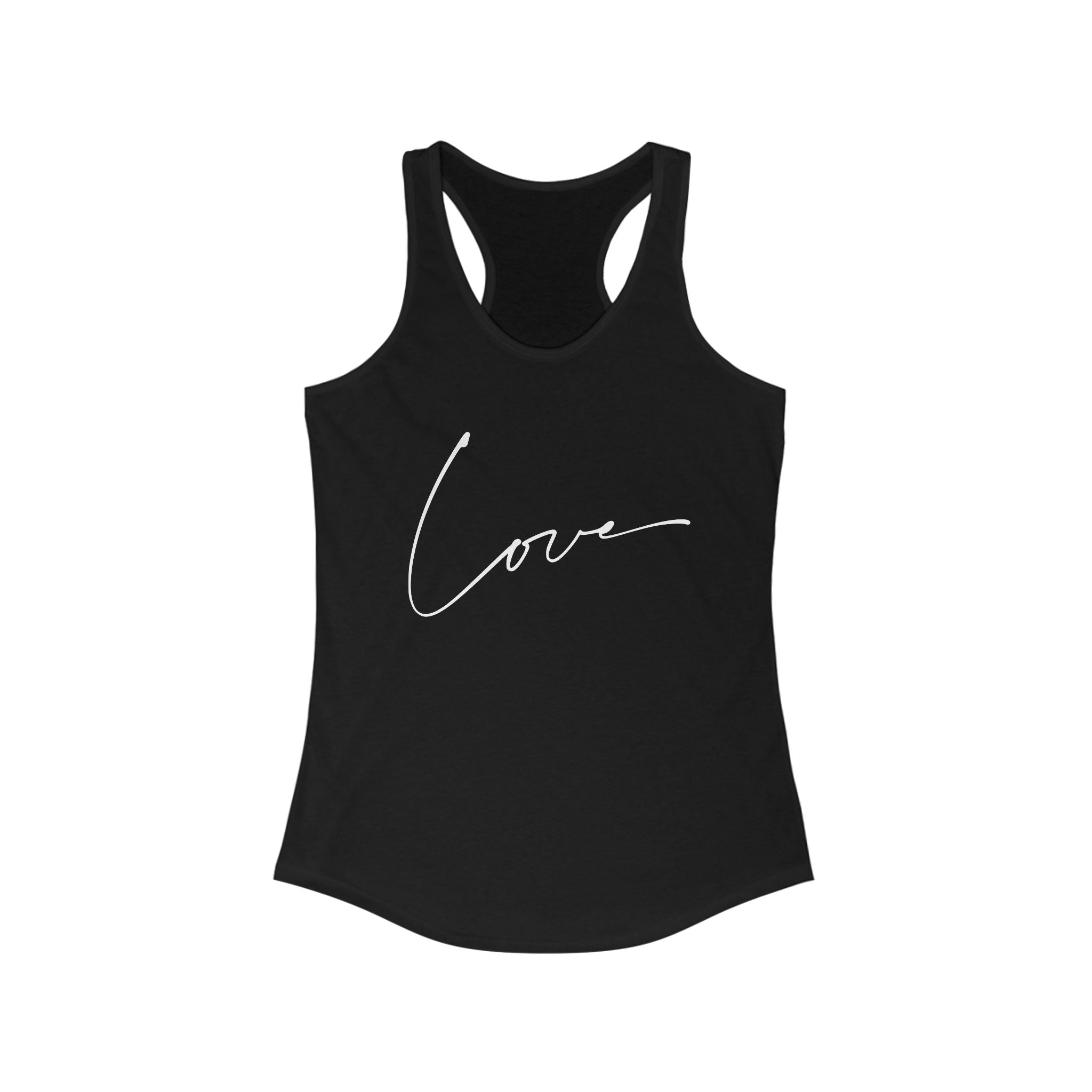 Workout Tank Tops for Women - Gym Exercise Athletic - Yoga Tops Racerback Sports Shirts - Love Print