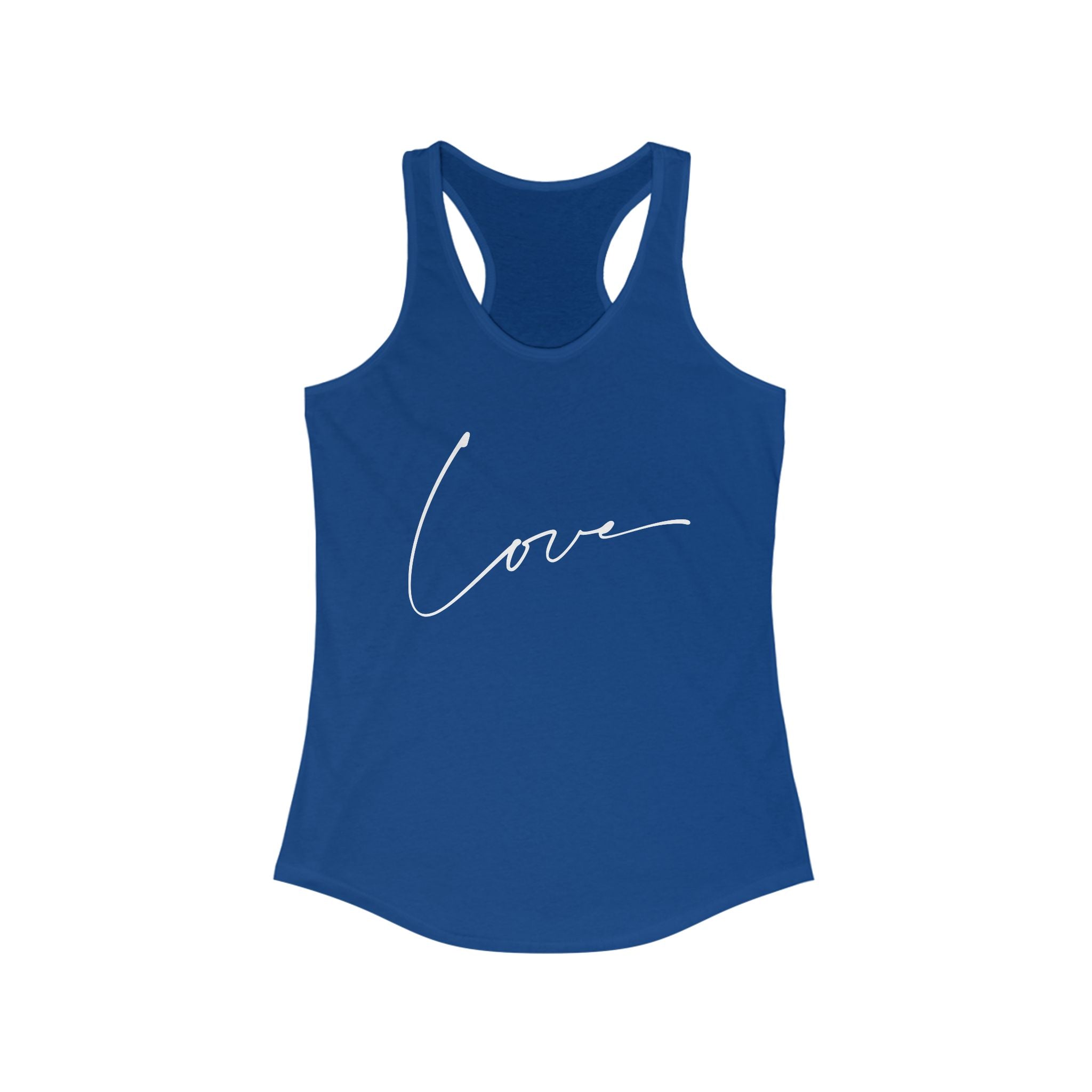 Workout Tank Tops for Women - Gym Exercise Athletic - Yoga Tops Racerback Sports Shirts - Love Print