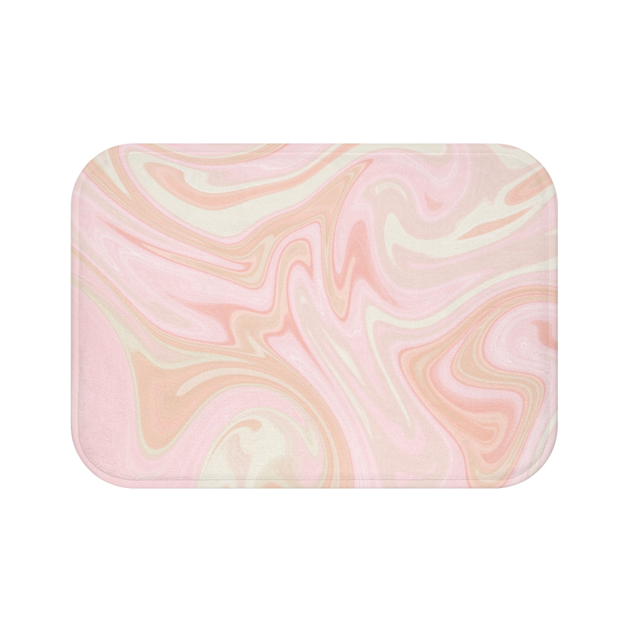 Pink Memory Foam Microfiber Bath Mat - Extra Soft Non-Slip Plush Shaggy Rug, Machine Washable, Bathroom Floor, Tub & Shower