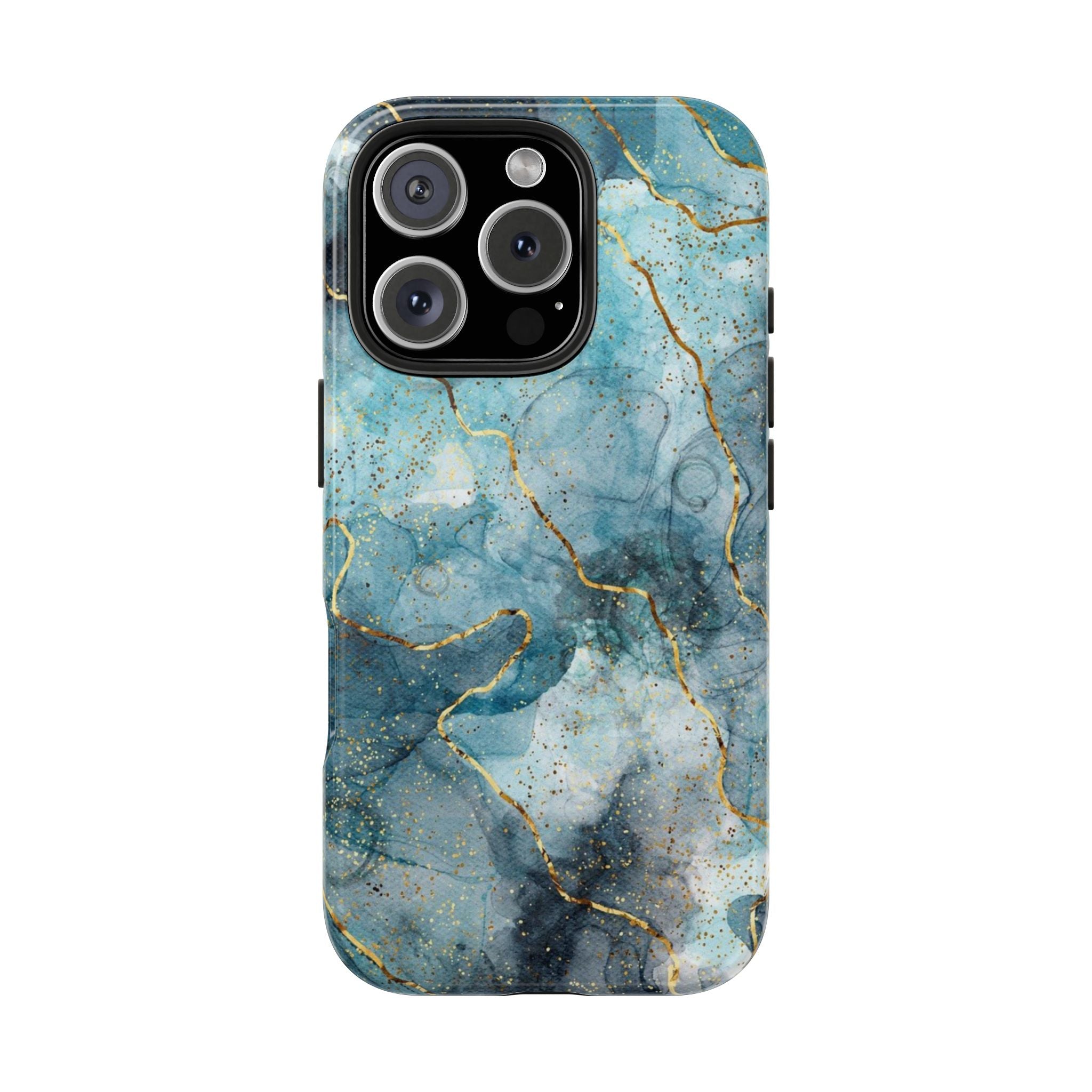 Blue Gold Marble, Elegant Phone Cases, Stylish Phone Covers, Chic Phone Protectors, Fashionable Case for Her, Trendy Smartphone Accessories