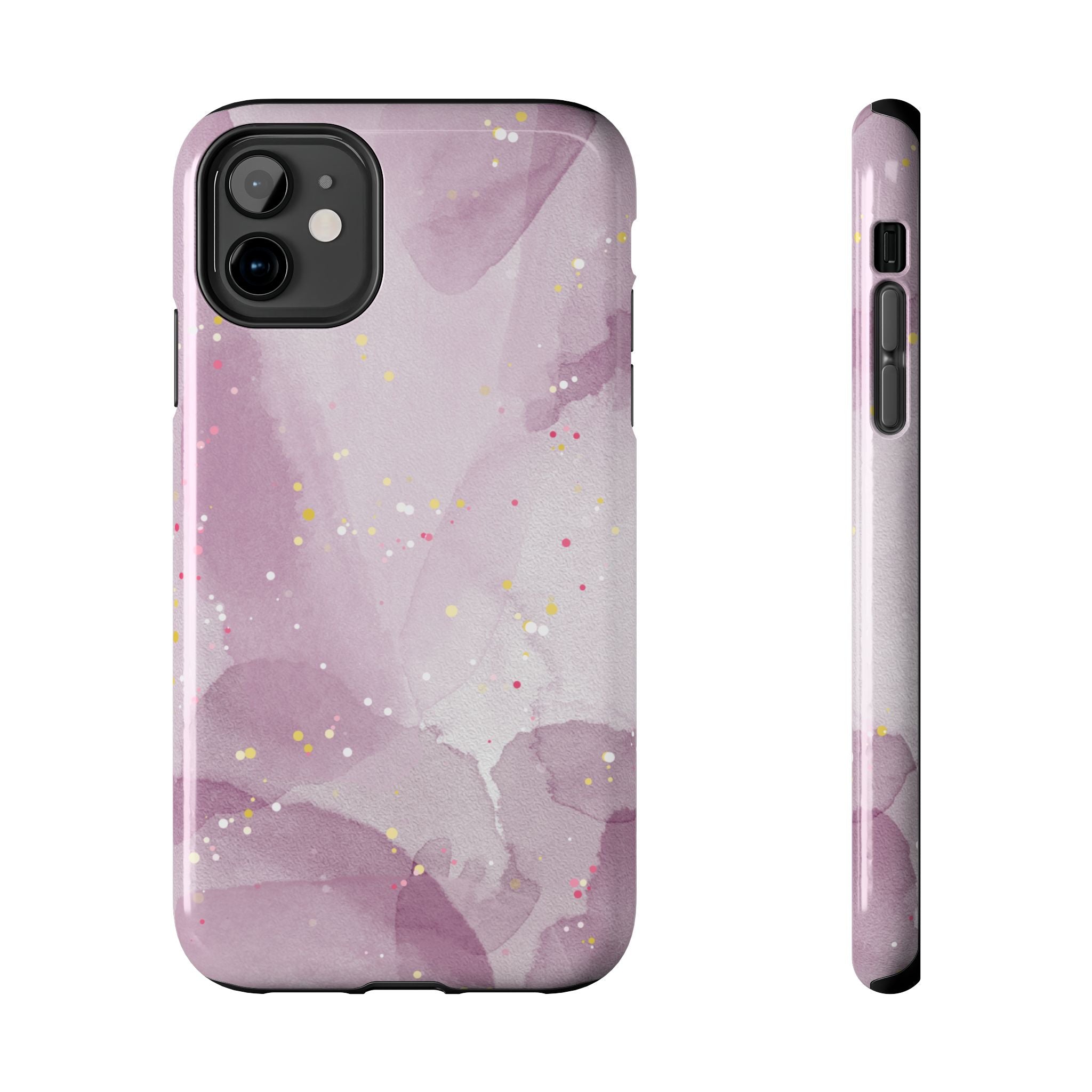 Purple Watercolor Design, Elegant Phone Cases, Stylish Phone Covers, Chic Phone Protectors, Fashionable Case for Her, Trendy Smartphone Accessories