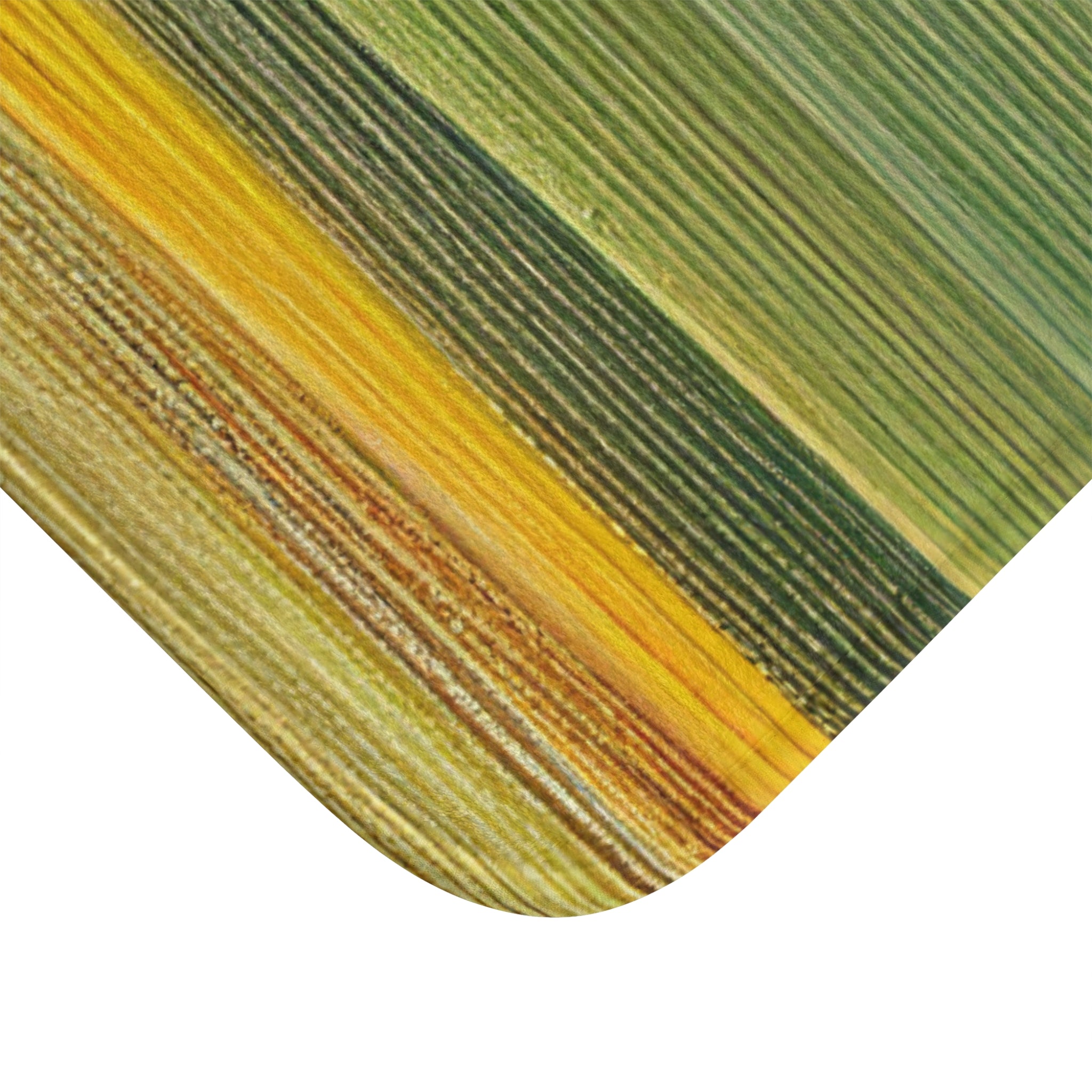 Green Memory Foam Microfiber Bath Mat - Extra Soft Non-Slip Plush Shaggy Rug, Machine Washable, Bathroom Floor, Tub & Shower