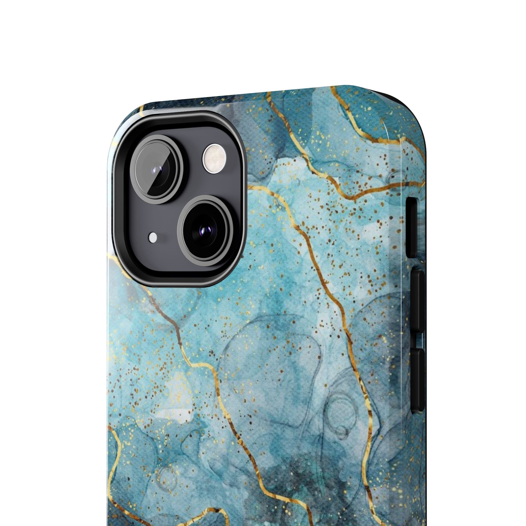 Blue Gold Marble, Elegant Phone Cases, Stylish Phone Covers, Chic Phone Protectors, Fashionable Case for Her, Trendy Smartphone Accessories