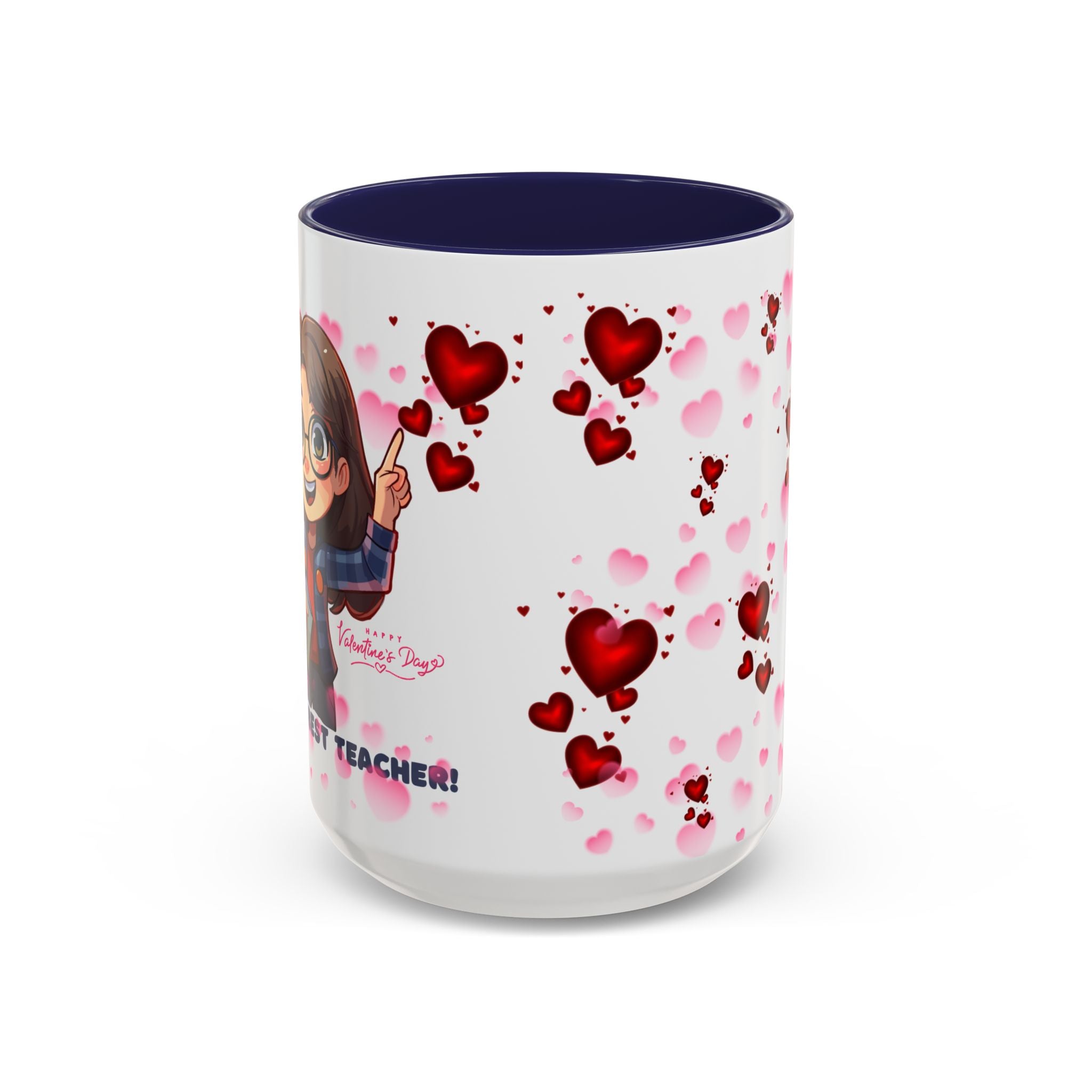 Teachers Gift Valentine's Design, Holiday Drinkware, Valentines, Christmas Birthday Gifts for Teachers, Coffee Mug for Teacher Valentines Day,
