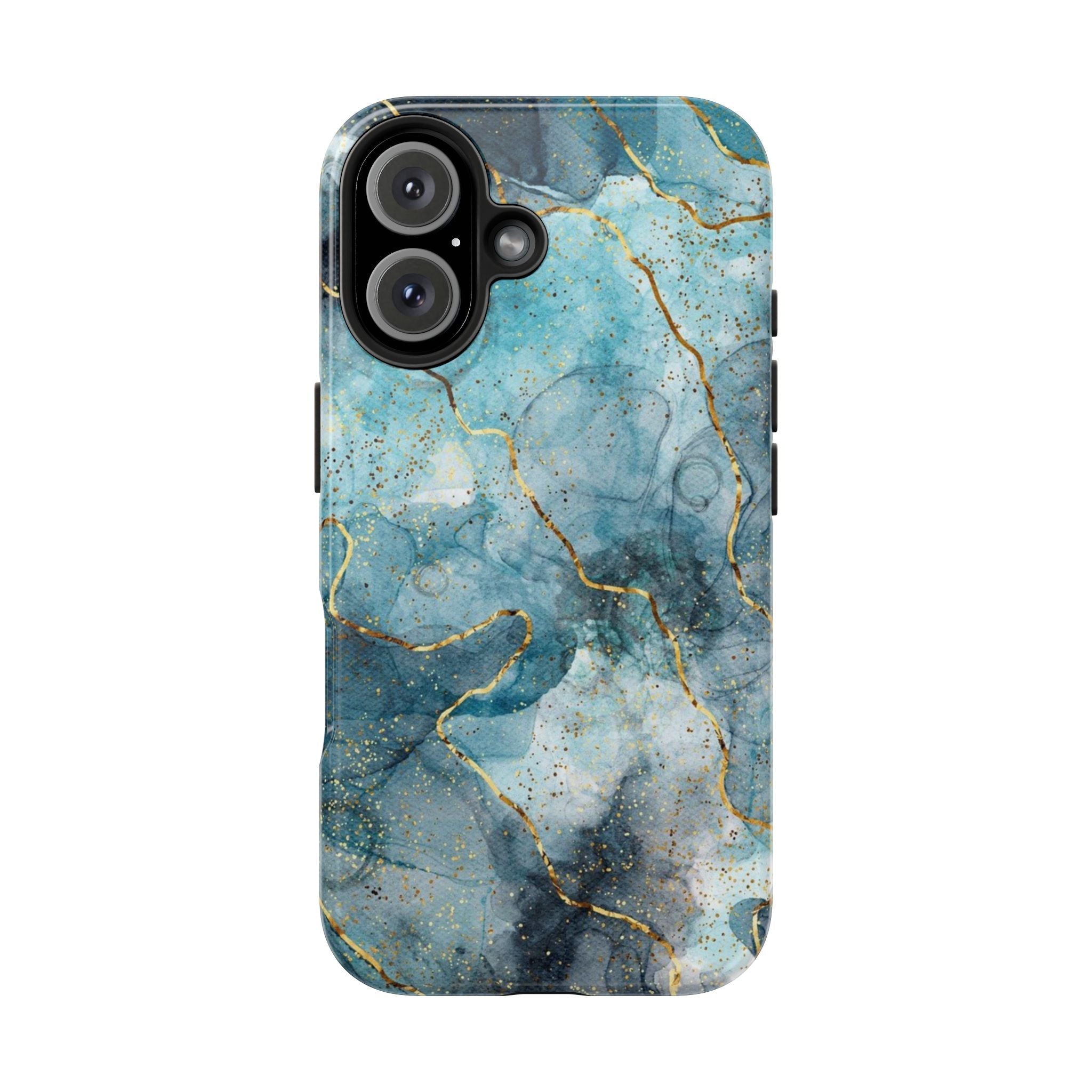 Blue Gold Marble, Elegant Phone Cases, Stylish Phone Covers, Chic Phone Protectors, Fashionable Case for Her, Trendy Smartphone Accessories