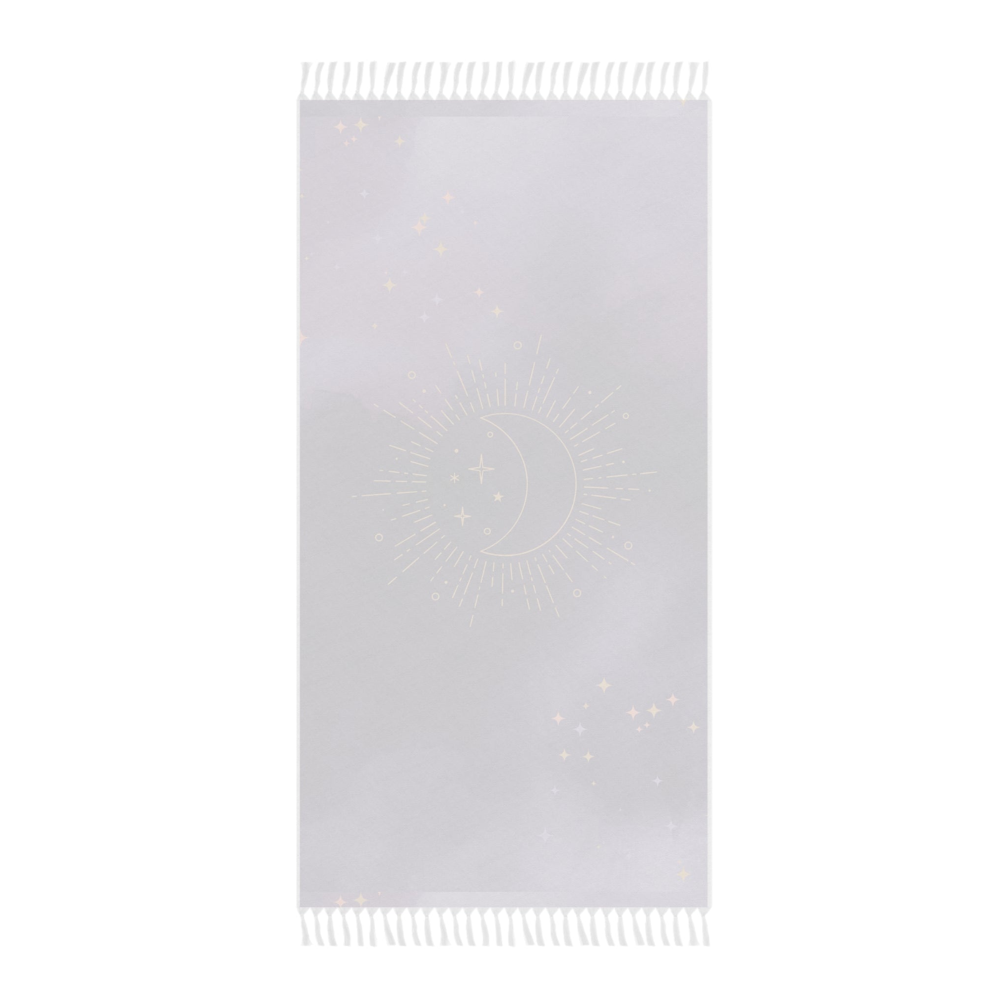 Purple Celestial Boho Beach Cloth, Stylish Gift for Her, Trendy Sarong, Summer Wrap, Beach Cover-Up, Bohemian Scarf