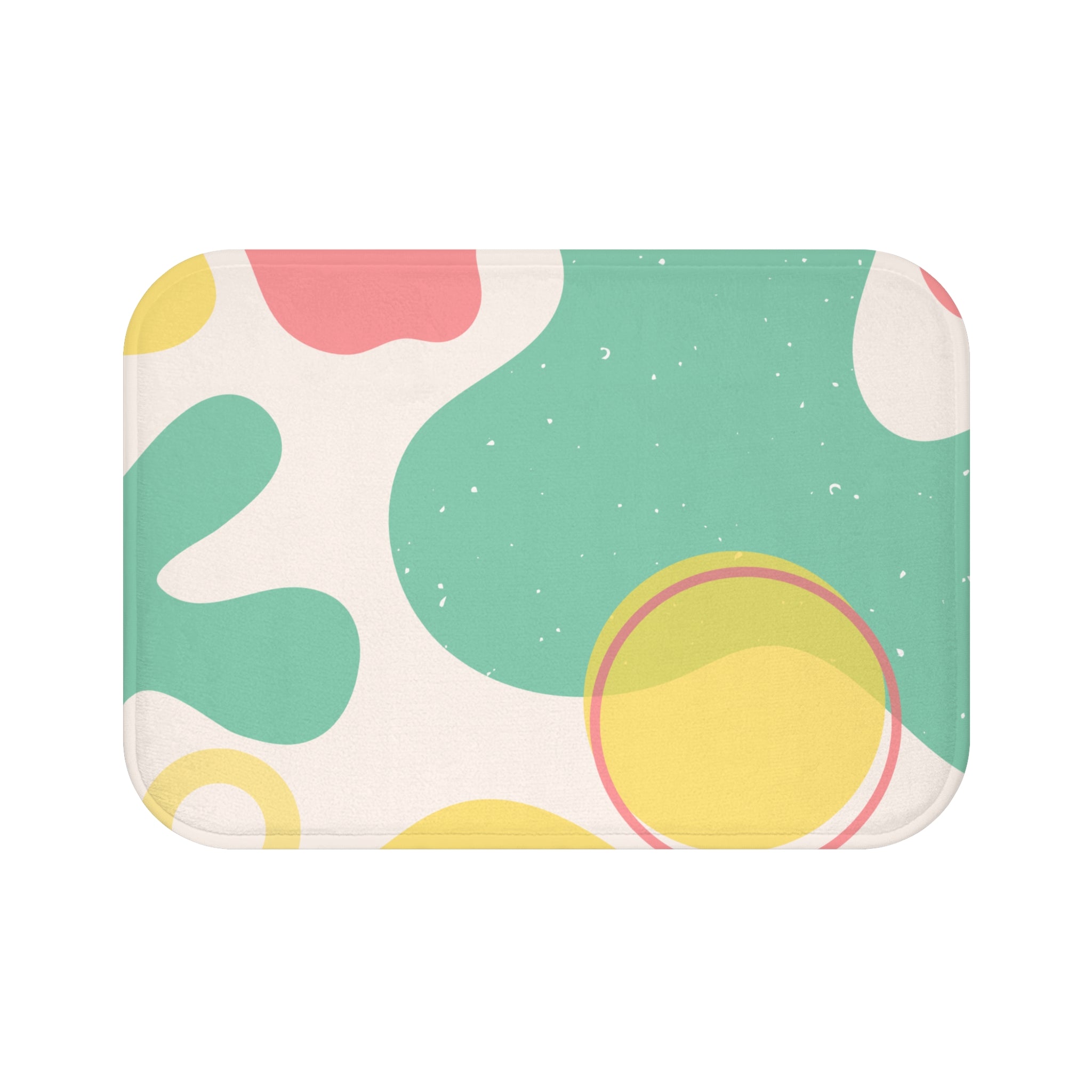 Colorful Memory Foam Microfiber Bath Mat - Extra Soft Non-Slip Plush Rug, Machine Washable, Bathroom Floor, Tub & Shower