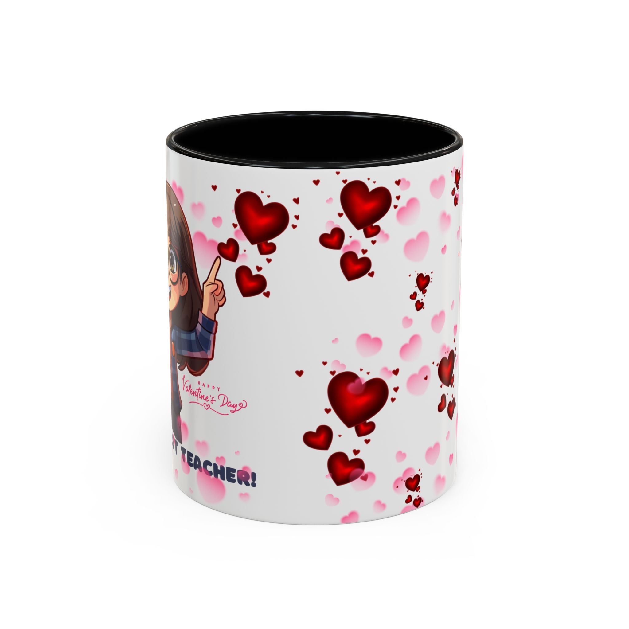 Teachers Gift Valentine's Design, Holiday Drinkware, Valentines, Christmas Birthday Gifts for Teachers, Coffee Mug for Teacher Valentines Day,