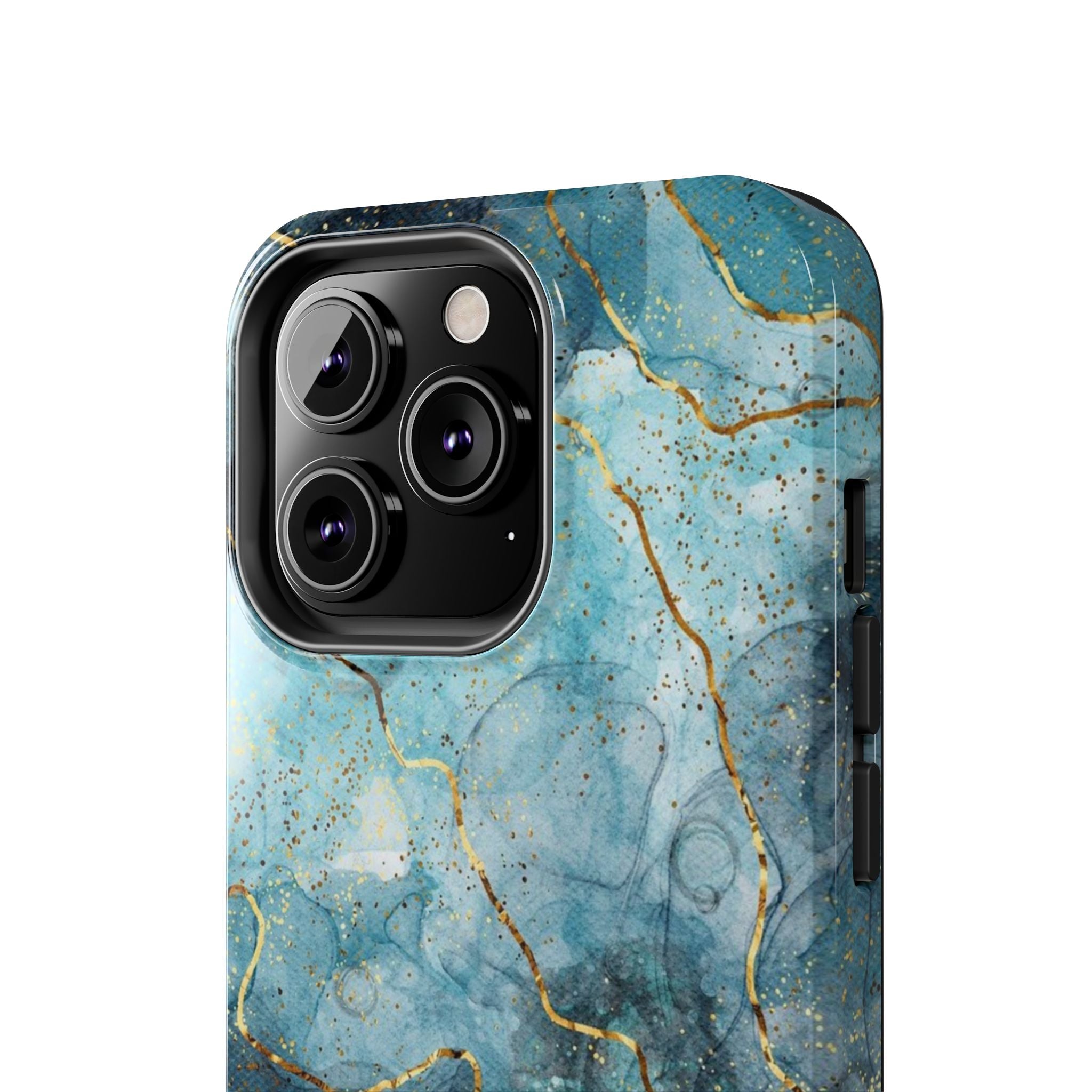 Blue Gold Marble, Elegant Phone Cases, Stylish Phone Covers, Chic Phone Protectors, Fashionable Case for Her, Trendy Smartphone Accessories