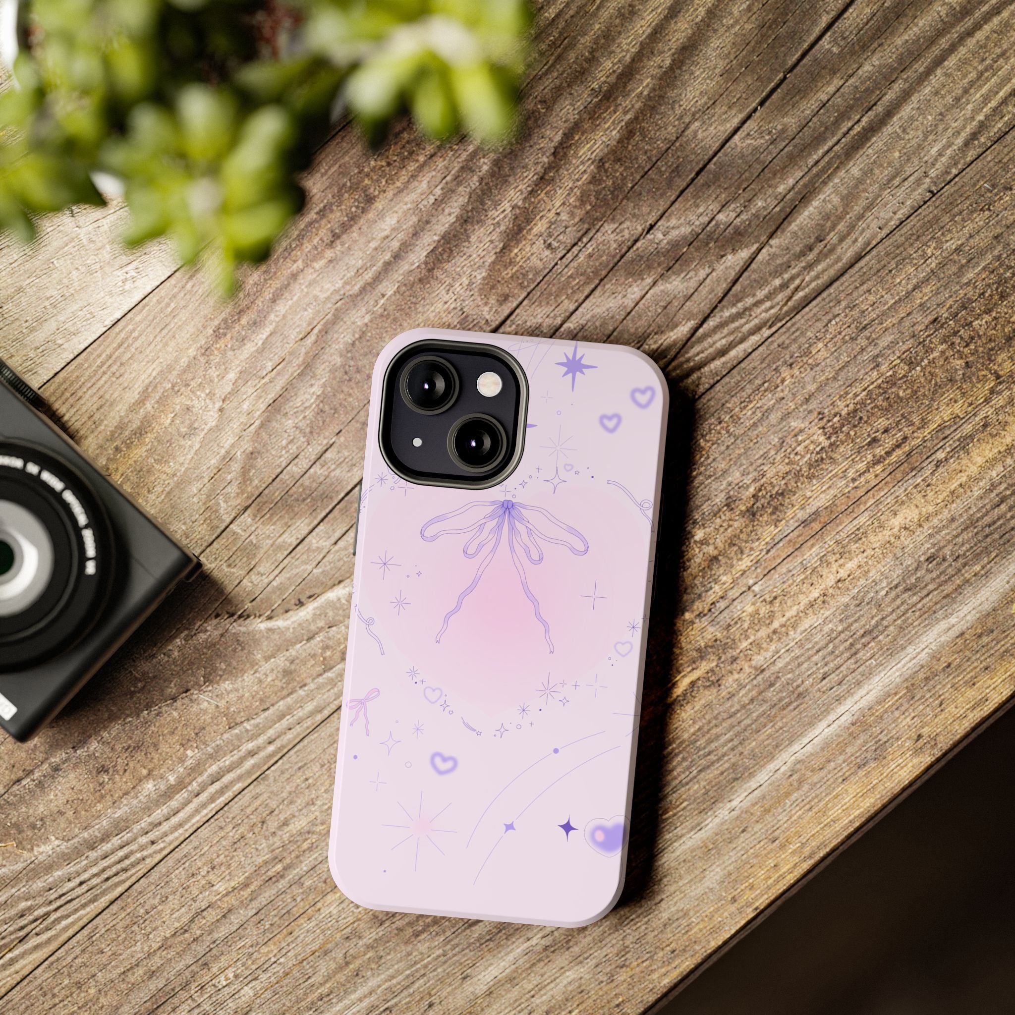 Pink Purple Delicate Fine Line Design, Elegant Phone Cases, Stylish Phone Covers, Chic Phone Protectors, Fashionable Case for Her, Trendy Smartphone Accessories