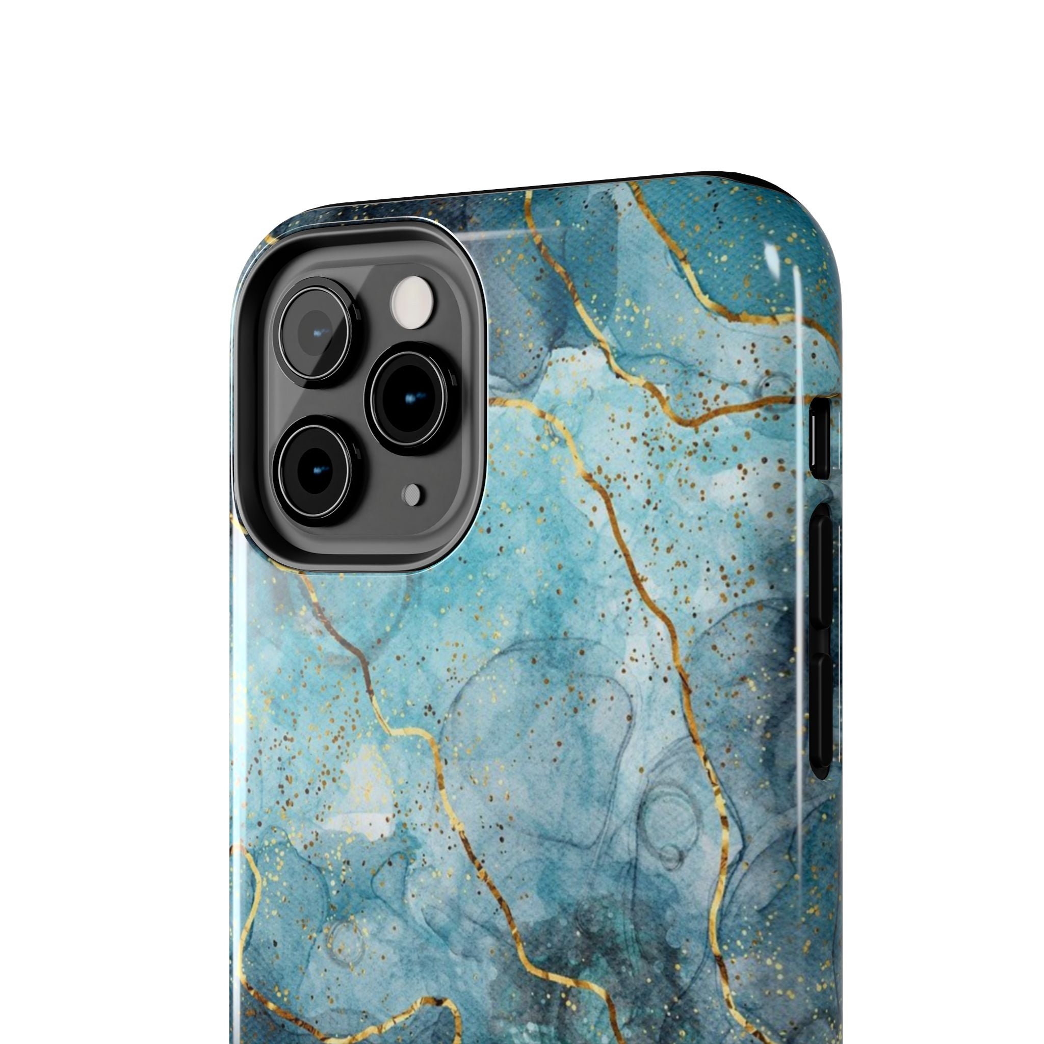 Blue Gold Marble, Elegant Phone Cases, Stylish Phone Covers, Chic Phone Protectors, Fashionable Case for Her, Trendy Smartphone Accessories