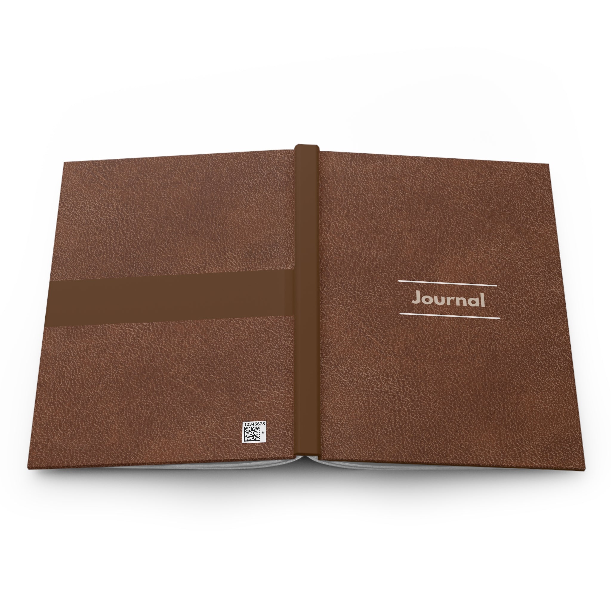Brown Hardcover Journal Matte, Lined Pages Notebook for Writing, Bullet Journal, Travel Diary, Planner