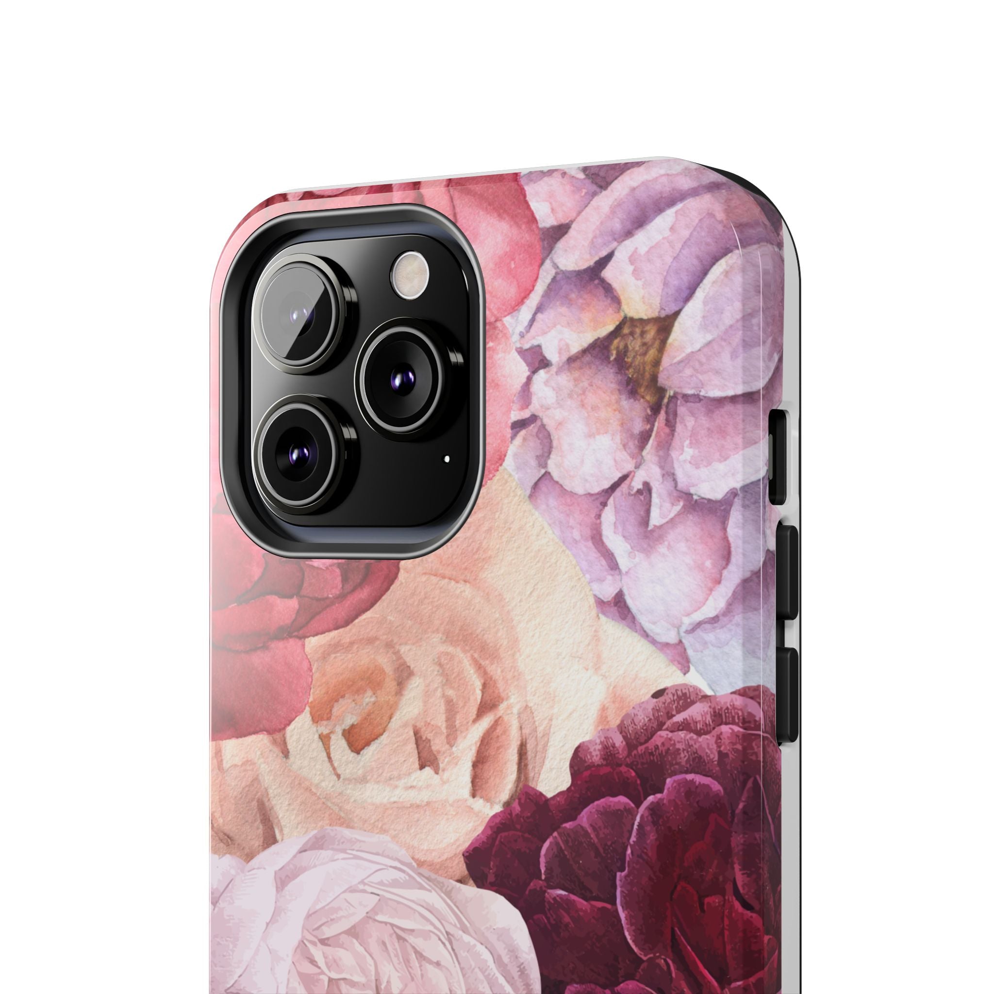 Pink Purple Watercolor Flower, Elegant Phone Cases, Stylish Phone Covers, Chic Phone Protectors, Fashionable Case for Her, Trendy Smartphone Accessories