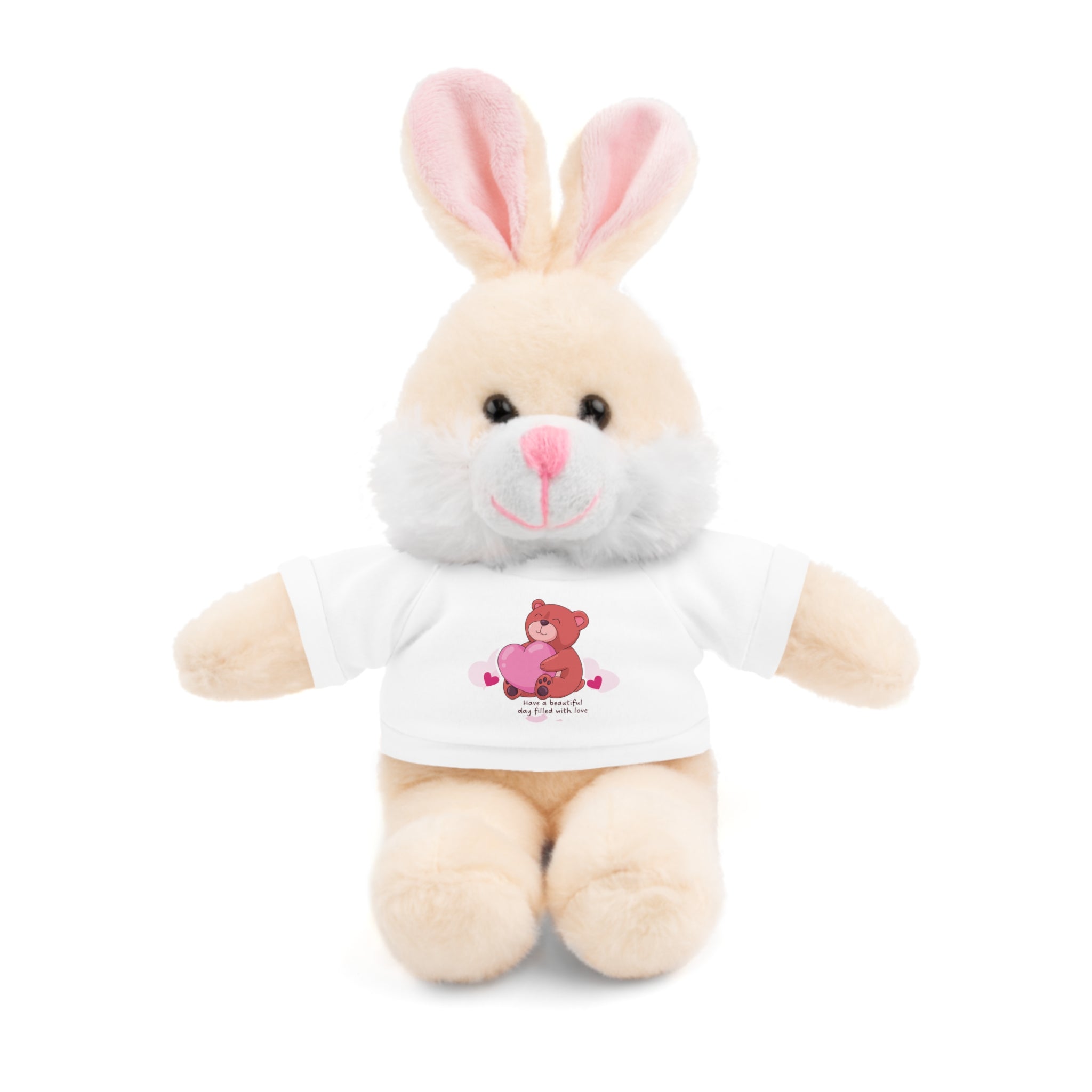 Filled With Love Valentines Day Gifts for Her Him, Kids Girlfriend Boyfriend Wife Mom Fiancée, Valentines Gifts for Women, Valentine's Day Teddy Bear, Funny Cute Stuffed Animal Plush Present for Birthday