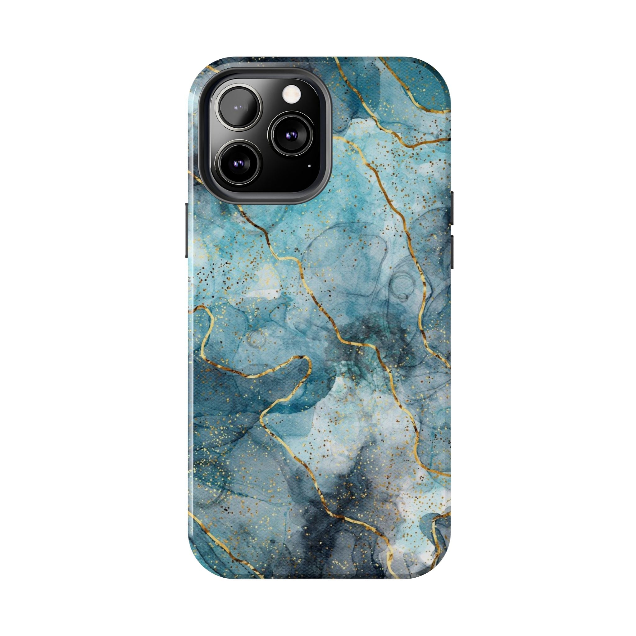 Blue Gold Marble, Elegant Phone Cases, Stylish Phone Covers, Chic Phone Protectors, Fashionable Case for Her, Trendy Smartphone Accessories