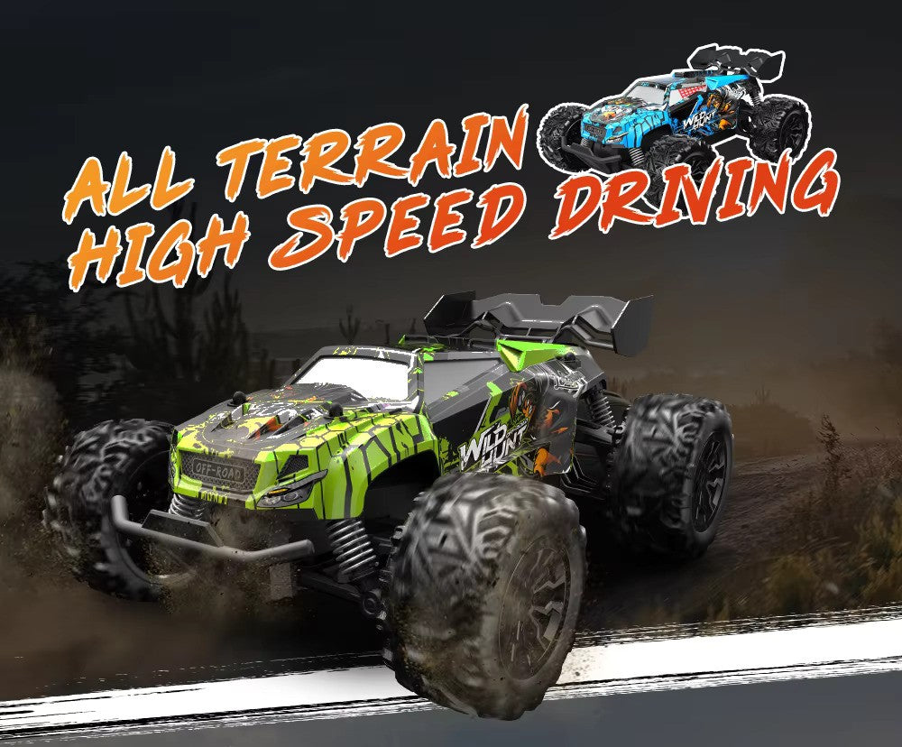 RC Car, 1:20 Scale High-Speed Off-Road Monster Truck, 4WD 20 KM/H, 2.4GHz Remote Control, Rechargeable