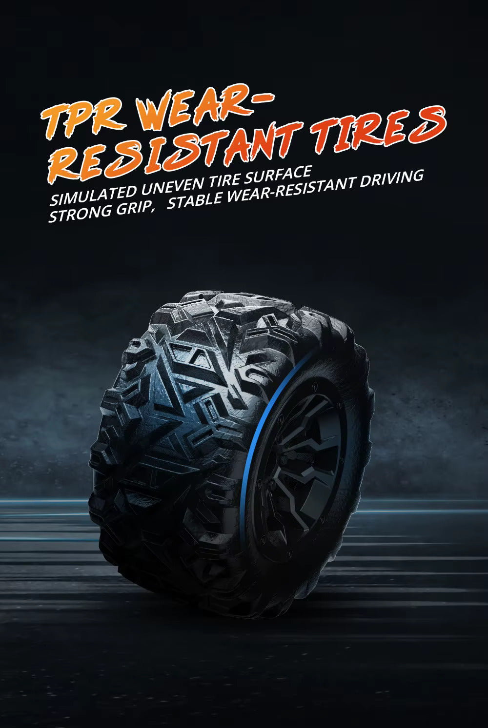 RC Car, 1:20 Scale High-Speed Off-Road Monster Truck, 4WD 20 KM/H, 2.4GHz Remote Control, Rechargeable