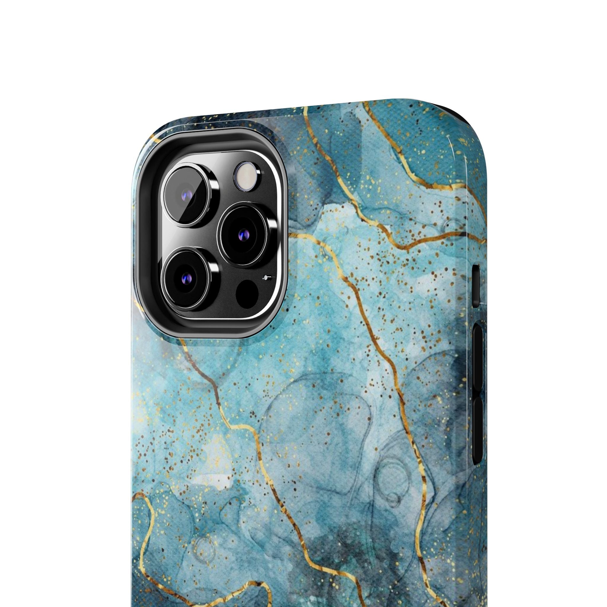 Blue Gold Marble, Elegant Phone Cases, Stylish Phone Covers, Chic Phone Protectors, Fashionable Case for Her, Trendy Smartphone Accessories