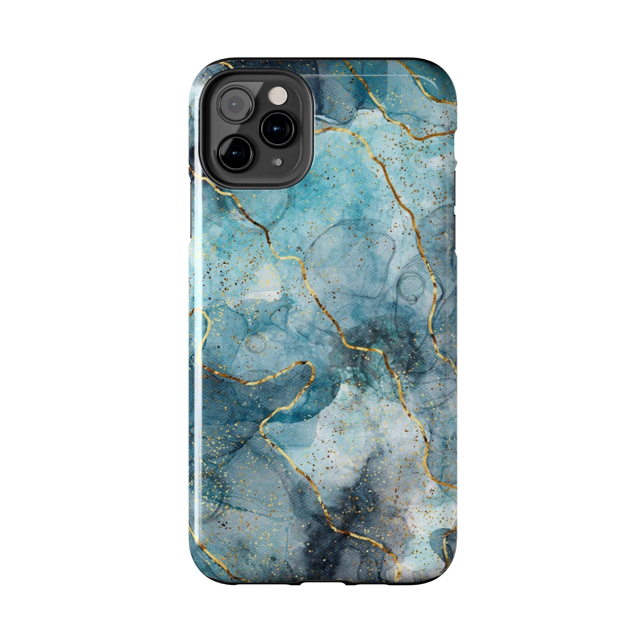 Blue Gold Marble, Elegant Phone Cases, Stylish Phone Covers, Chic Phone Protectors, Fashionable Case for Her, Trendy Smartphone Accessories