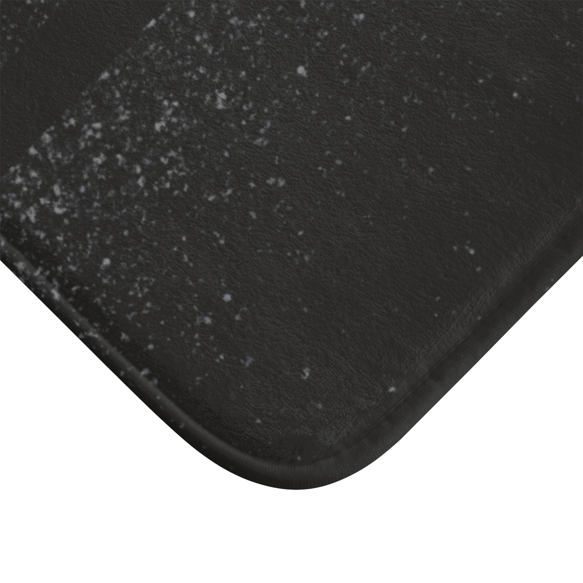 Black Moon Memory Foam Microfiber Bath Mat - Extra Soft Non-Slip Plush Rug, Machine Washable, Bathroom Floor, Tub & Shower