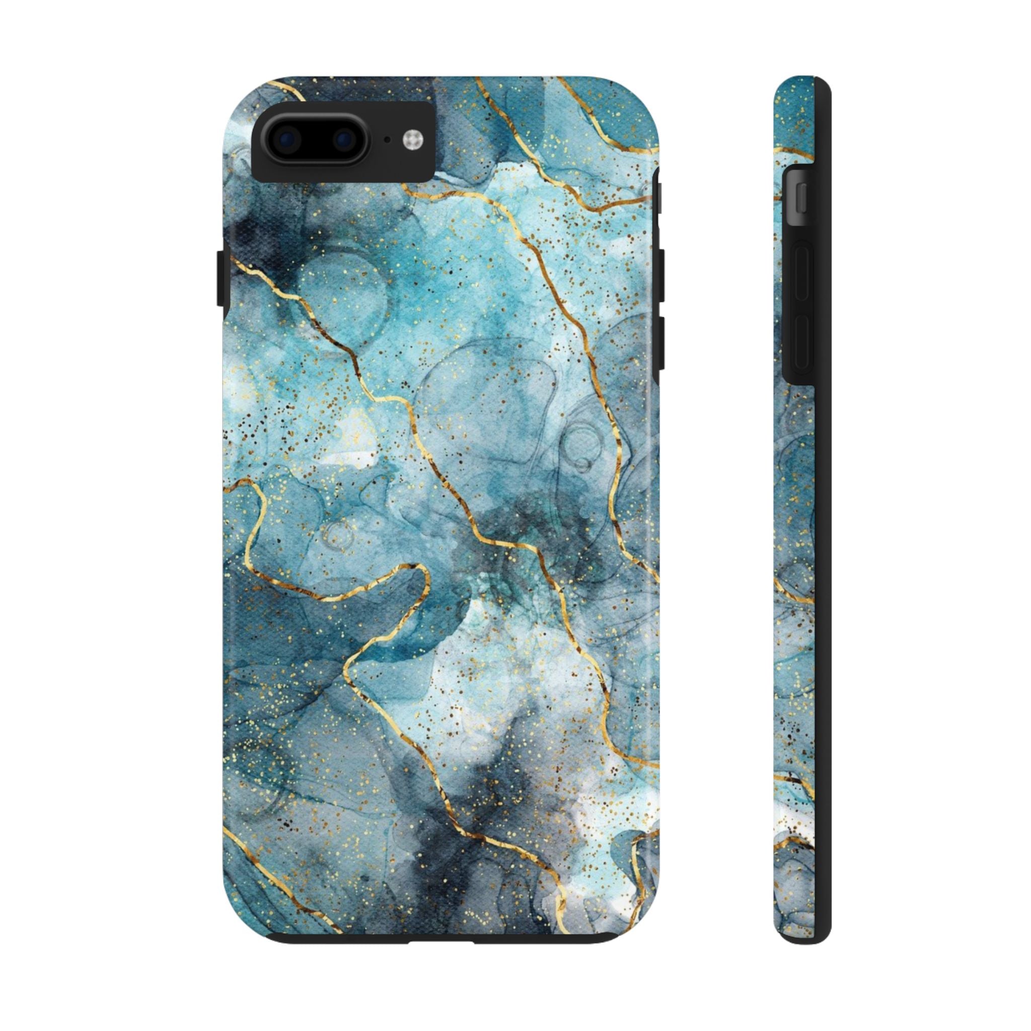 Blue Gold Marble, Elegant Phone Cases, Stylish Phone Covers, Chic Phone Protectors, Fashionable Case for Her, Trendy Smartphone Accessories