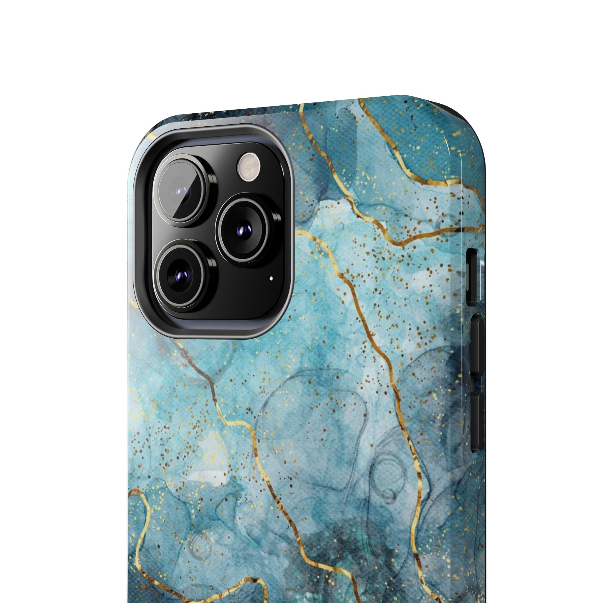Blue Gold Marble, Elegant Phone Cases, Stylish Phone Covers, Chic Phone Protectors, Fashionable Case for Her, Trendy Smartphone Accessories