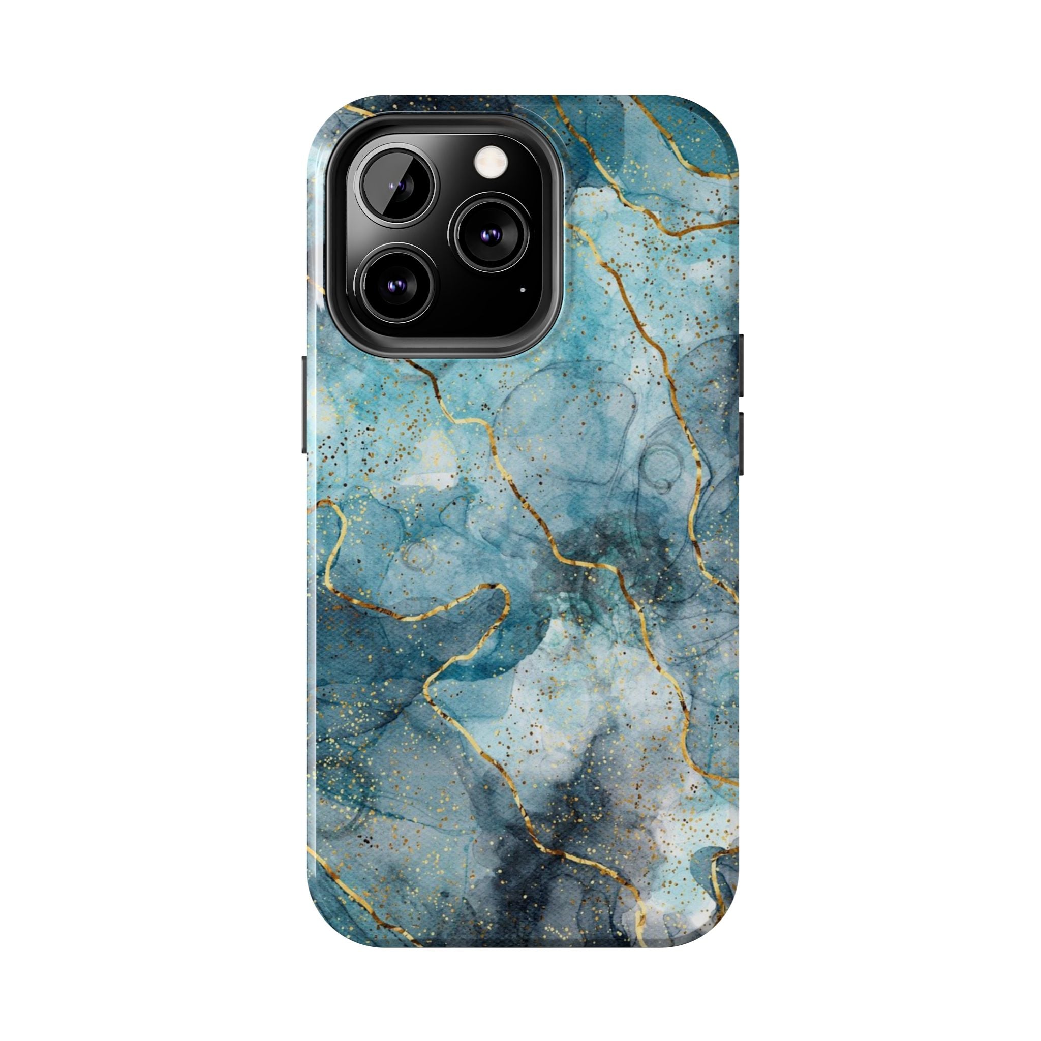 Blue Gold Marble, Elegant Phone Cases, Stylish Phone Covers, Chic Phone Protectors, Fashionable Case for Her, Trendy Smartphone Accessories