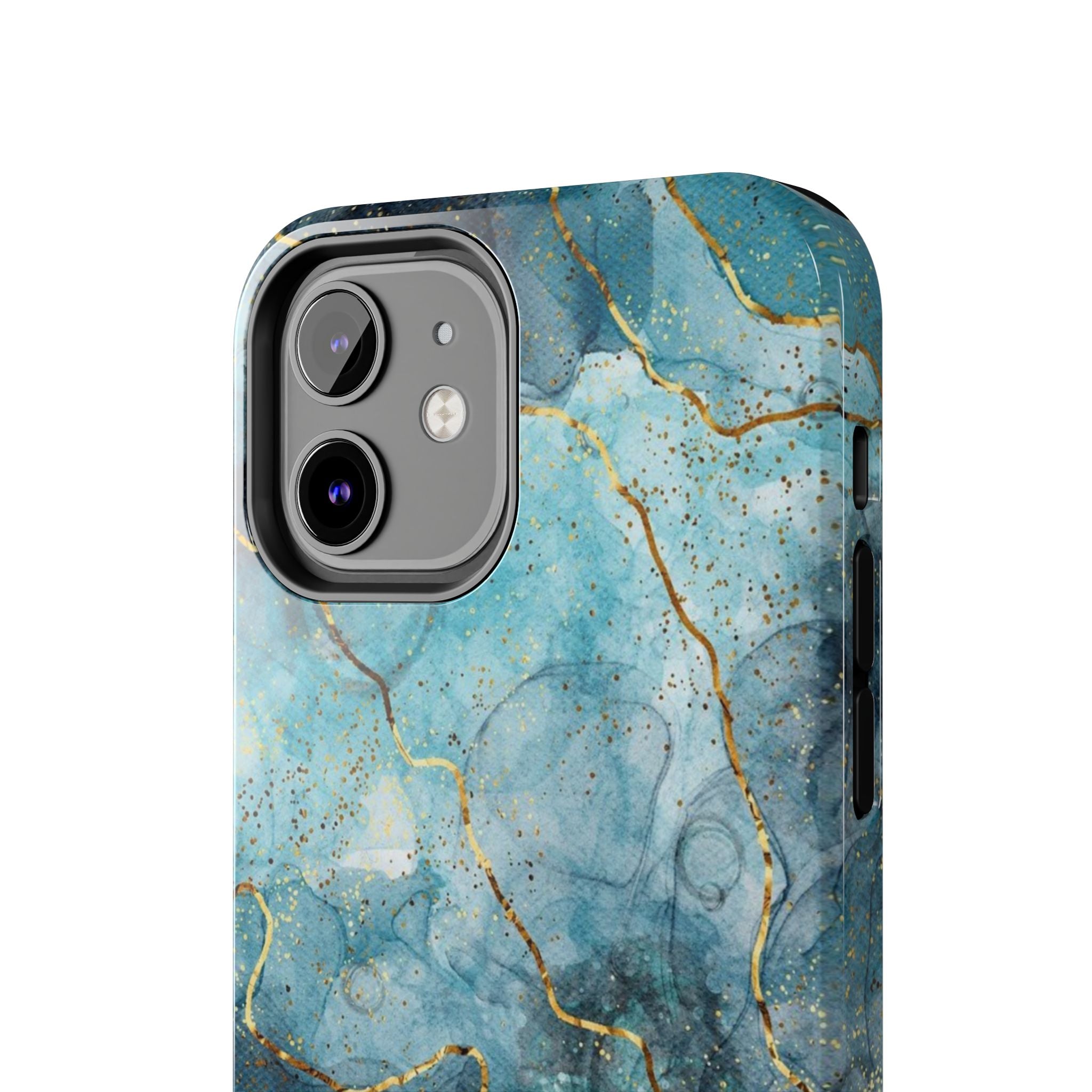 Blue Gold Marble, Elegant Phone Cases, Stylish Phone Covers, Chic Phone Protectors, Fashionable Case for Her, Trendy Smartphone Accessories