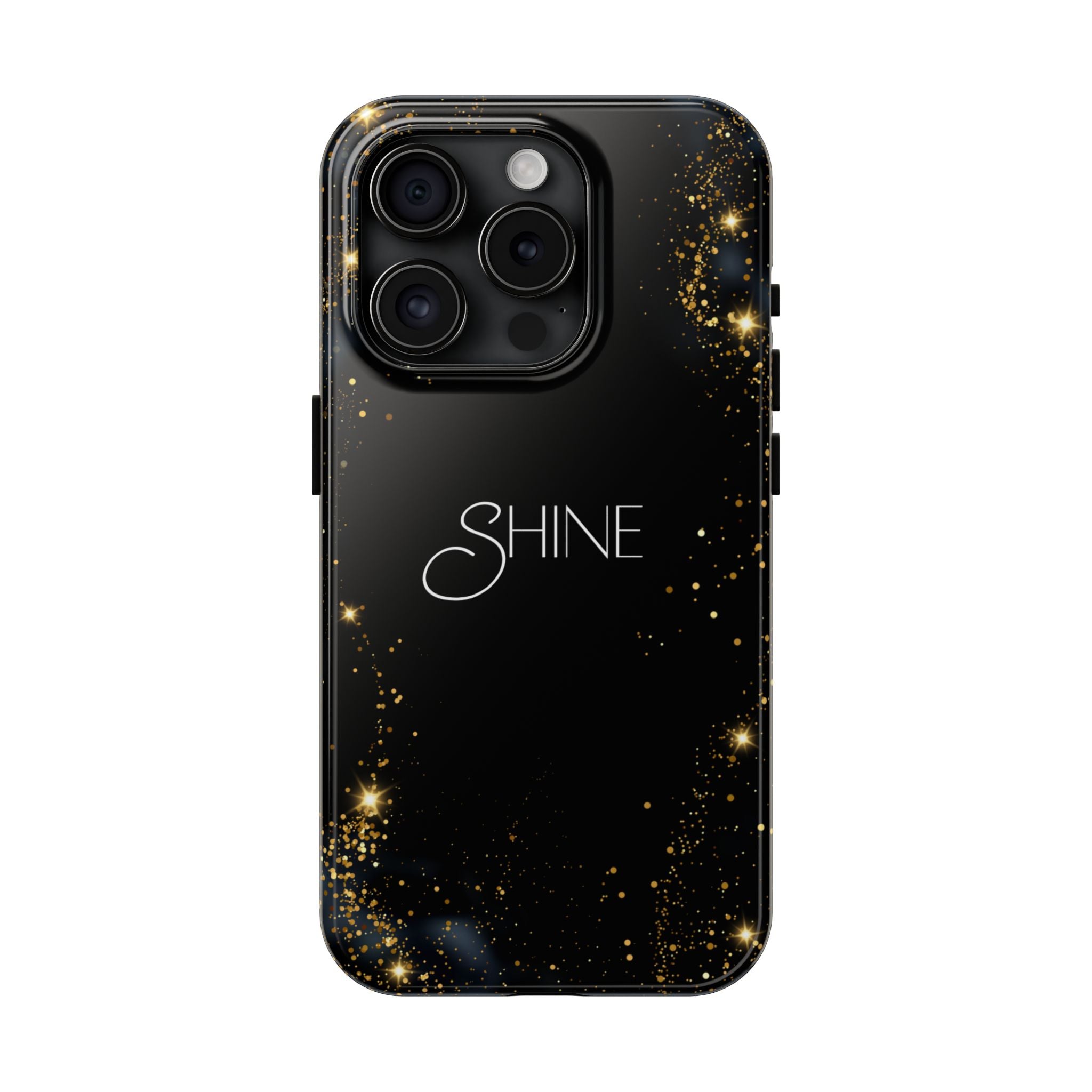 Black Shine Glitter, Elegant Phone Cases, Stylish Phone Covers, Chic Phone Protectors, Fashionable Case for Her, Trendy Smartphone Accessories