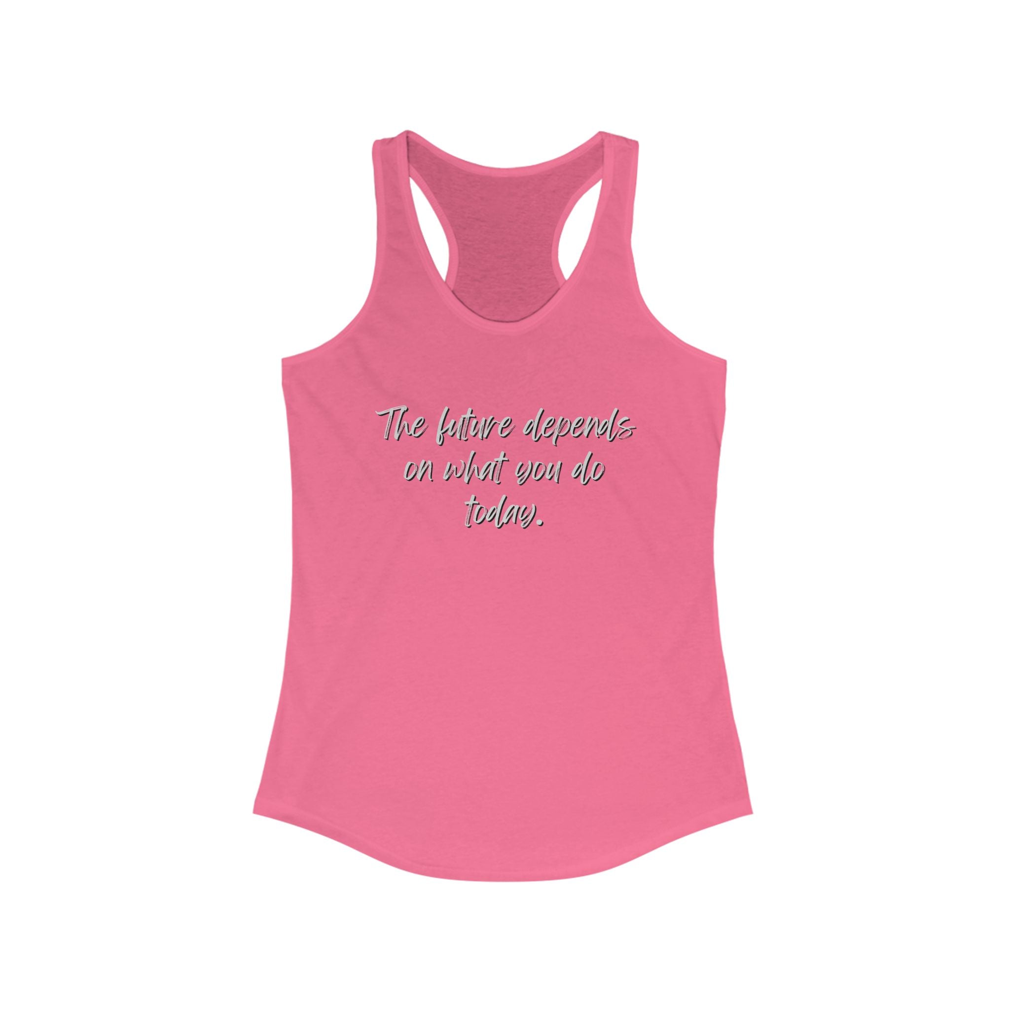 Workout Tank Tops for Women - Gym Exercise Athletic - Yoga Tops Racerback Sports Shirts - Future Print