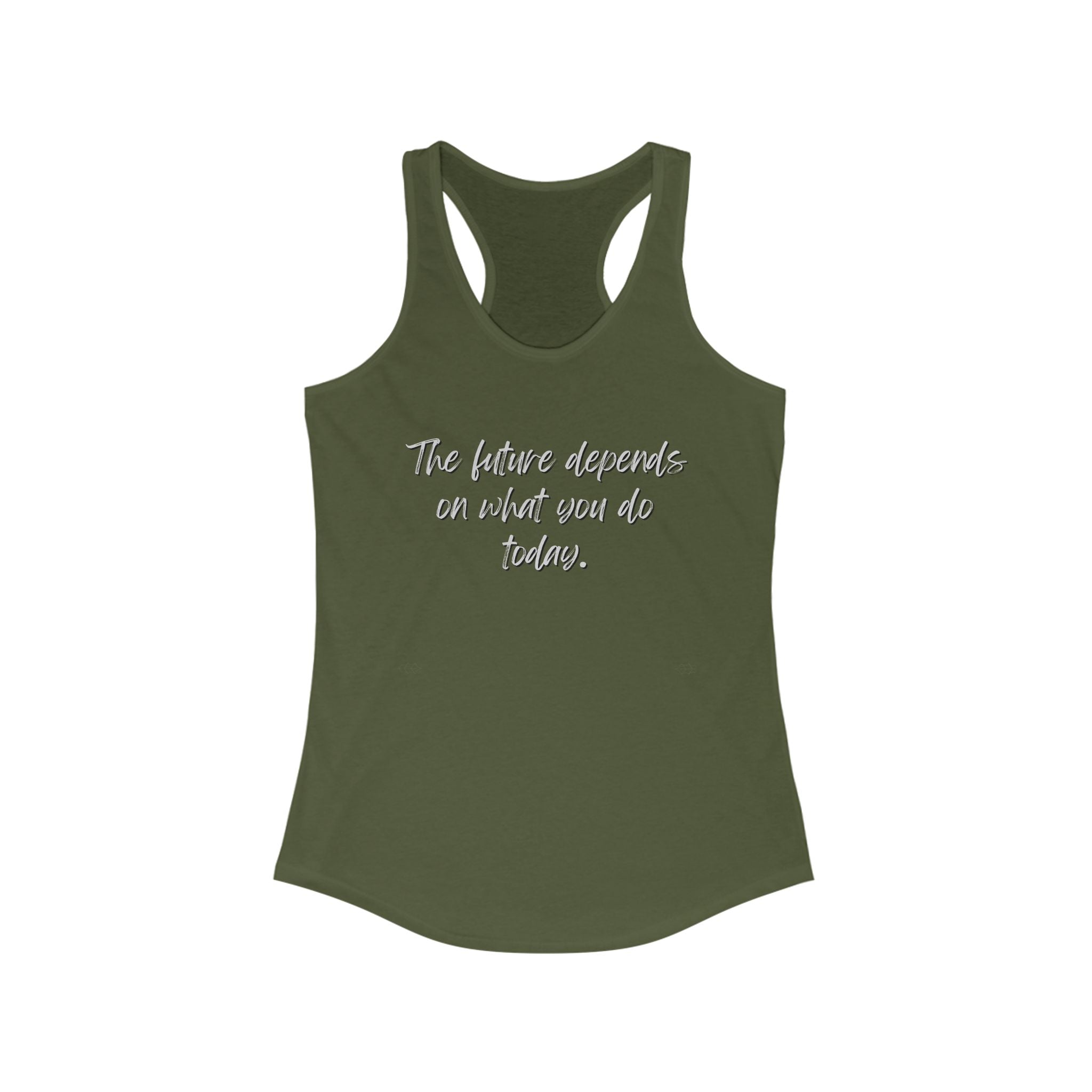 Workout Tank Tops for Women - Gym Exercise Athletic - Yoga Tops Racerback Sports Shirts - Future Print