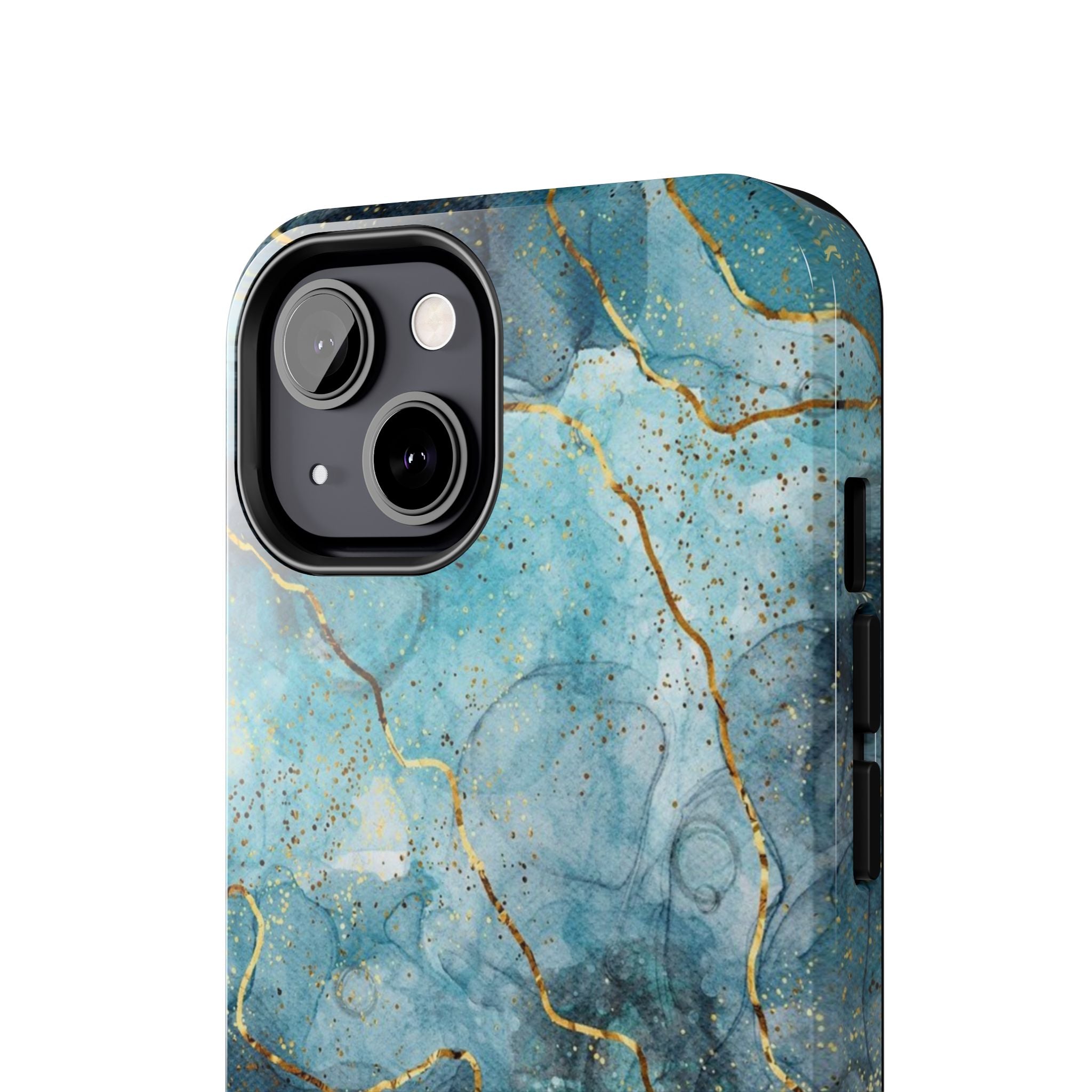 Blue Gold Marble, Elegant Phone Cases, Stylish Phone Covers, Chic Phone Protectors, Fashionable Case for Her, Trendy Smartphone Accessories
