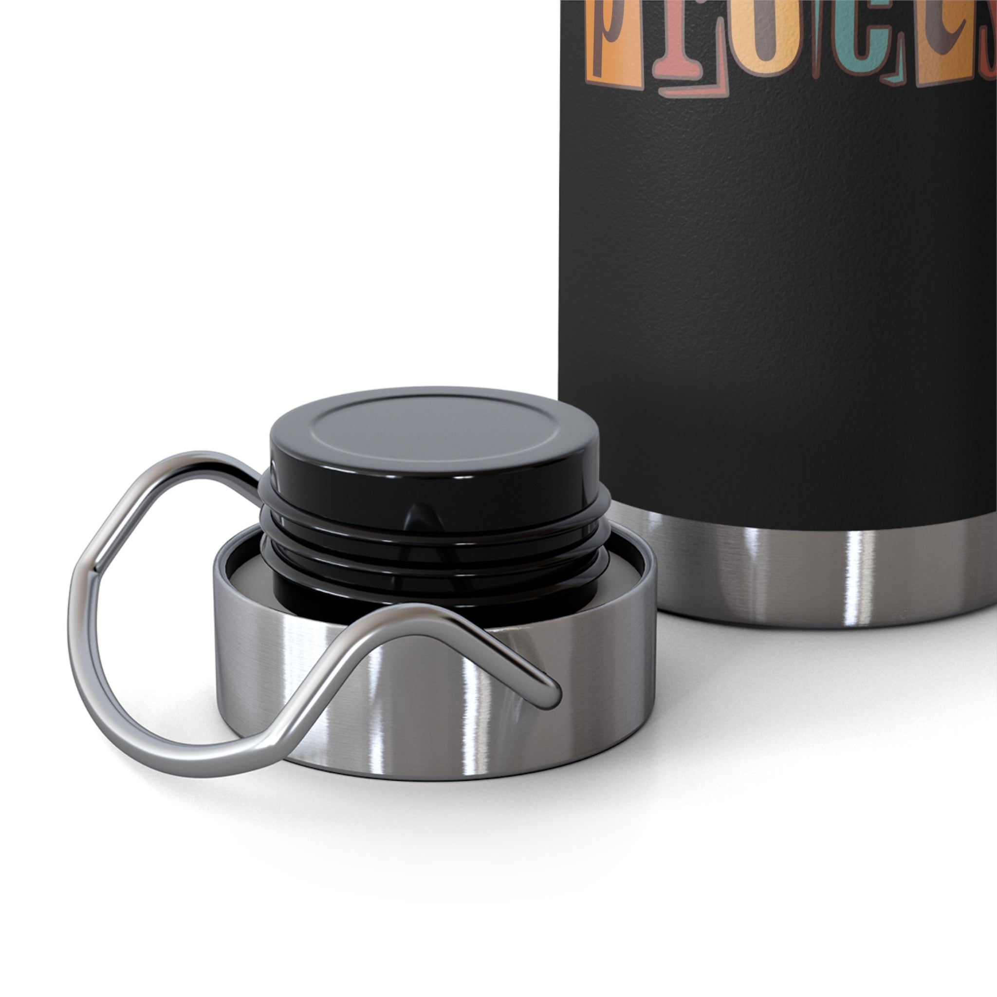 Trust The Process Copper Water Bottle, Inspirational Quote, Gift Tumbler, 22oz, Motivational Drinkware, Stainless Steel Thermos