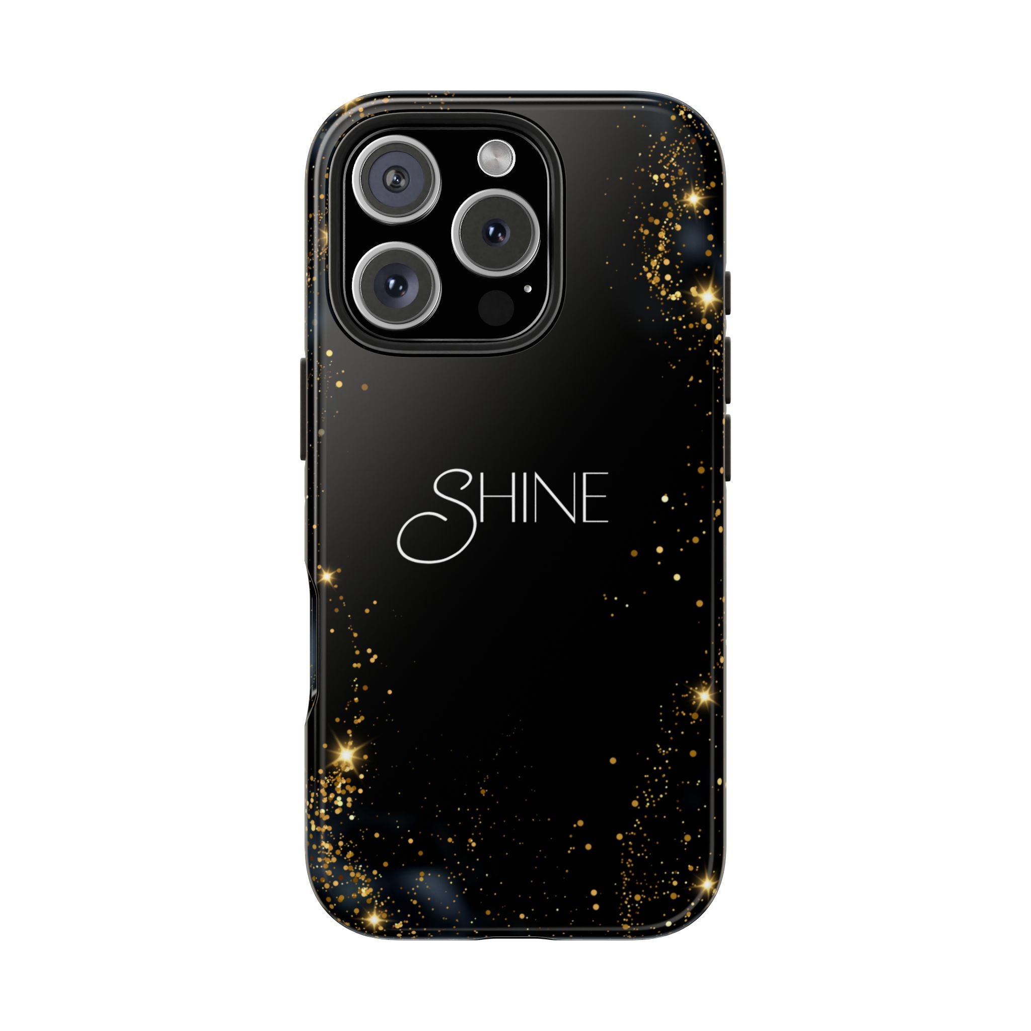 Black Shine Glitter, Elegant Phone Cases, Stylish Phone Covers, Chic Phone Protectors, Fashionable Case for Her, Trendy Smartphone Accessories