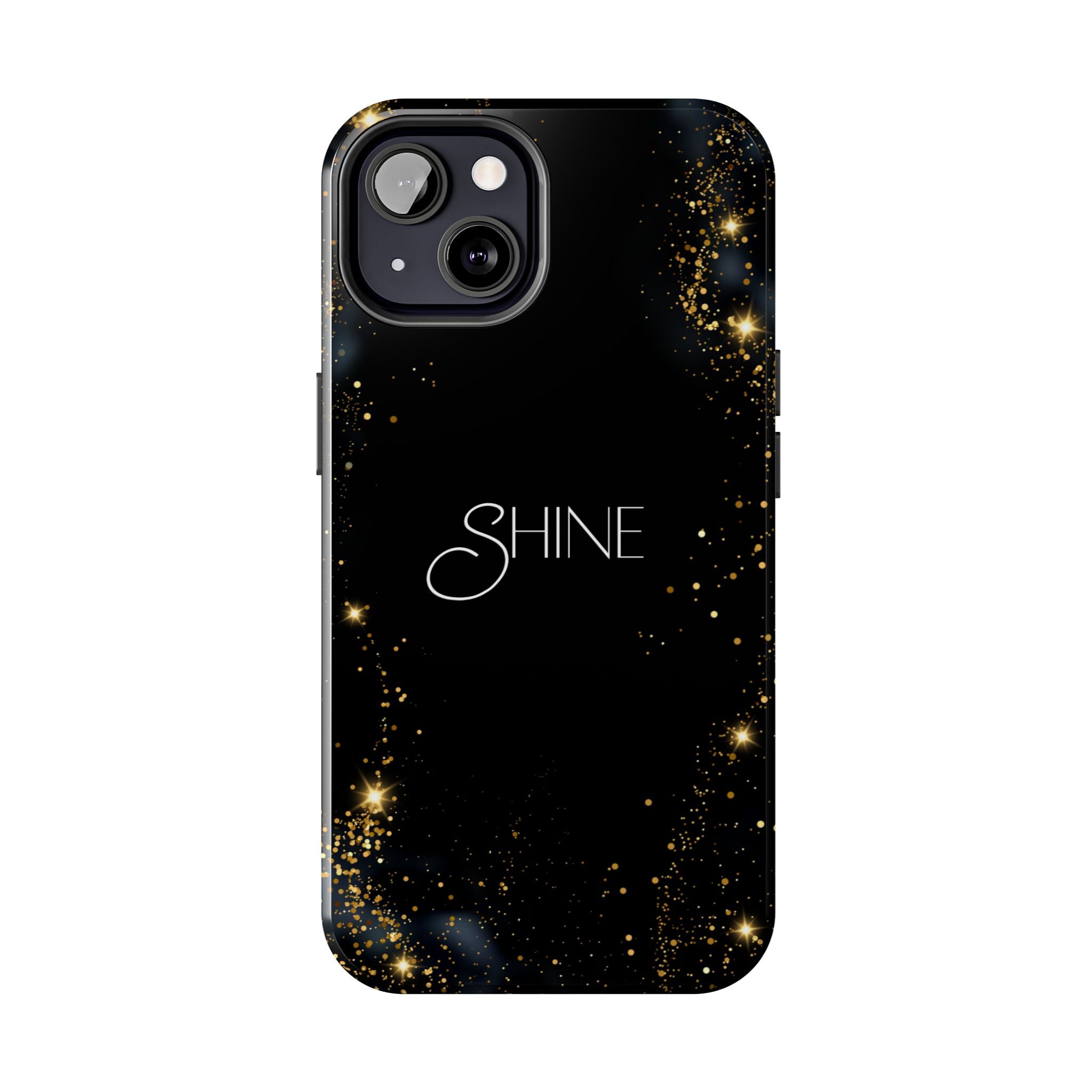 Black Shine Glitter, Elegant Phone Cases, Stylish Phone Covers, Chic Phone Protectors, Fashionable Case for Her, Trendy Smartphone Accessories