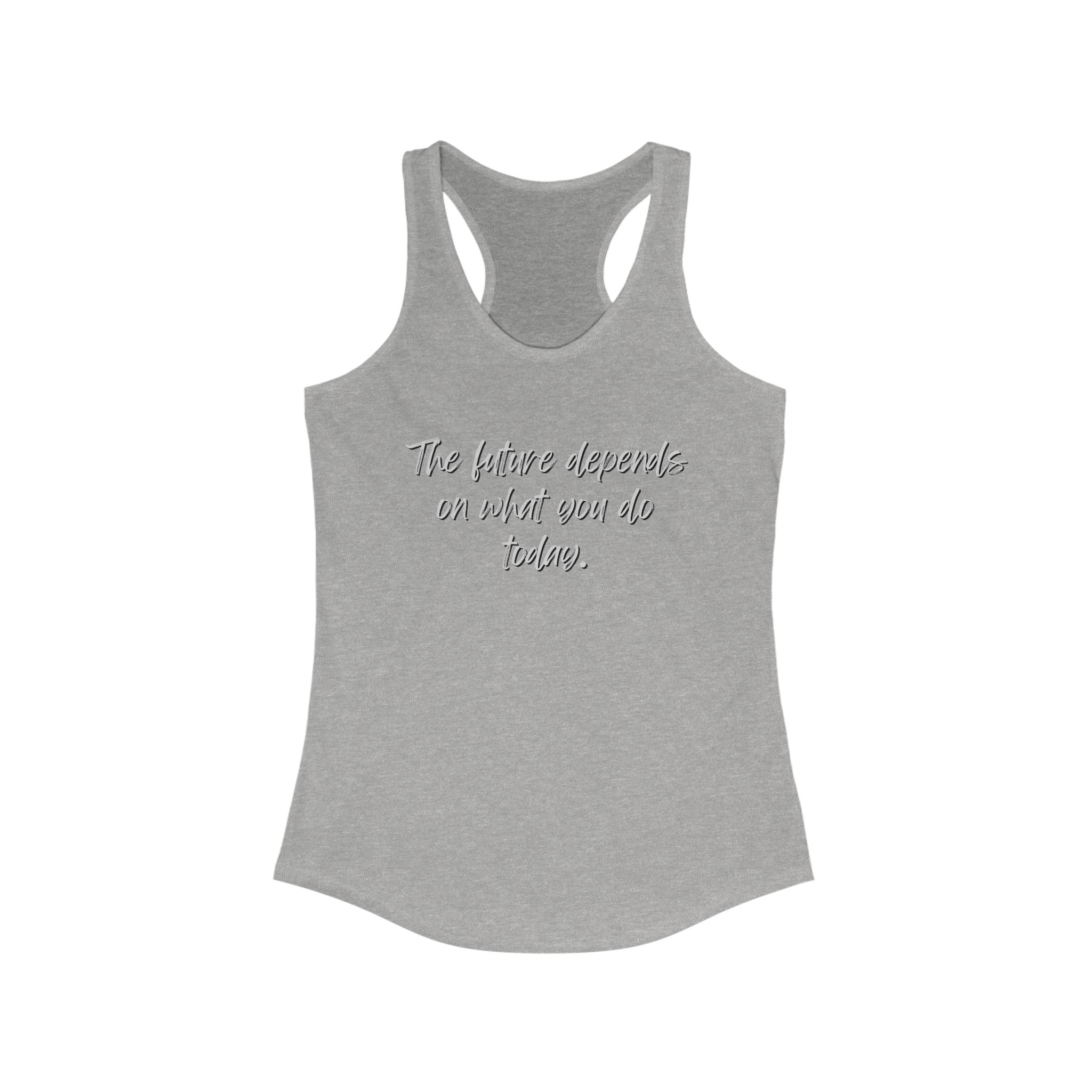 Workout Tank Tops for Women - Gym Exercise Athletic - Yoga Tops Racerback Sports Shirts - Future Print
