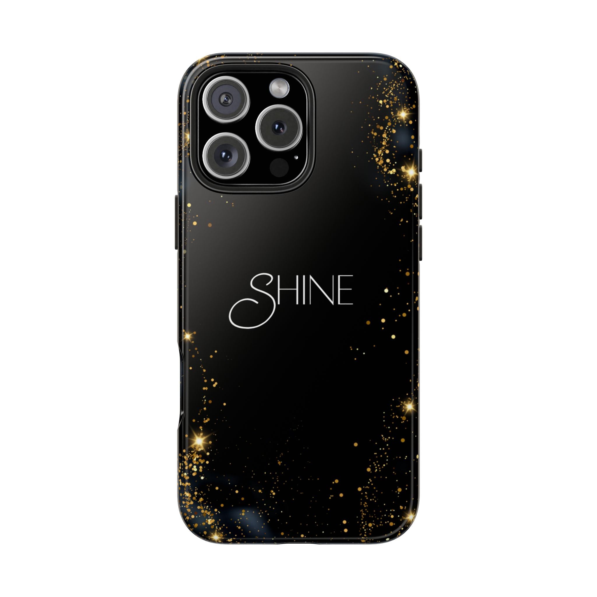 Black Shine Glitter, Elegant Phone Cases, Stylish Phone Covers, Chic Phone Protectors, Fashionable Case for Her, Trendy Smartphone Accessories