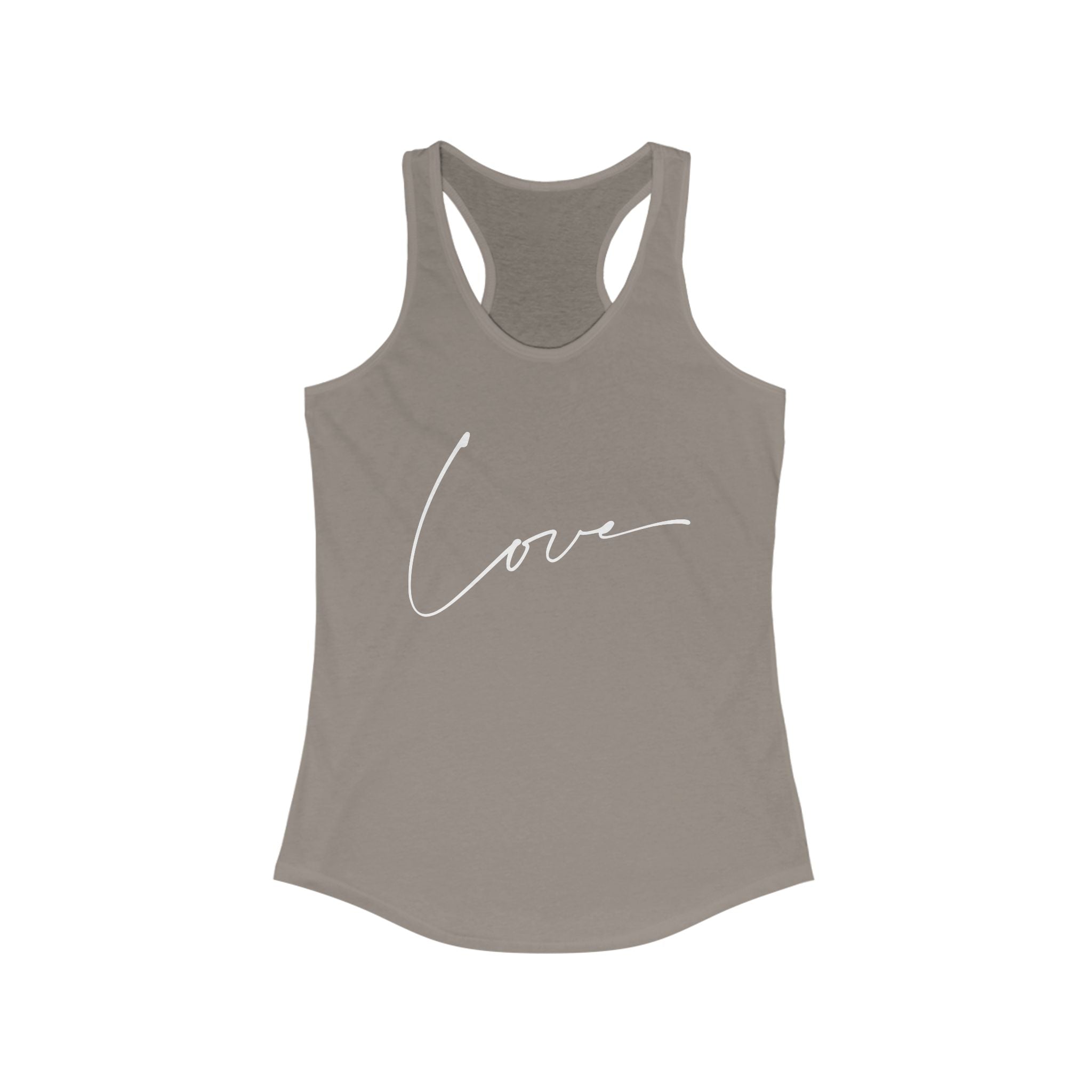 Workout Tank Tops for Women - Gym Exercise Athletic - Yoga Tops Racerback Sports Shirts - Love Print