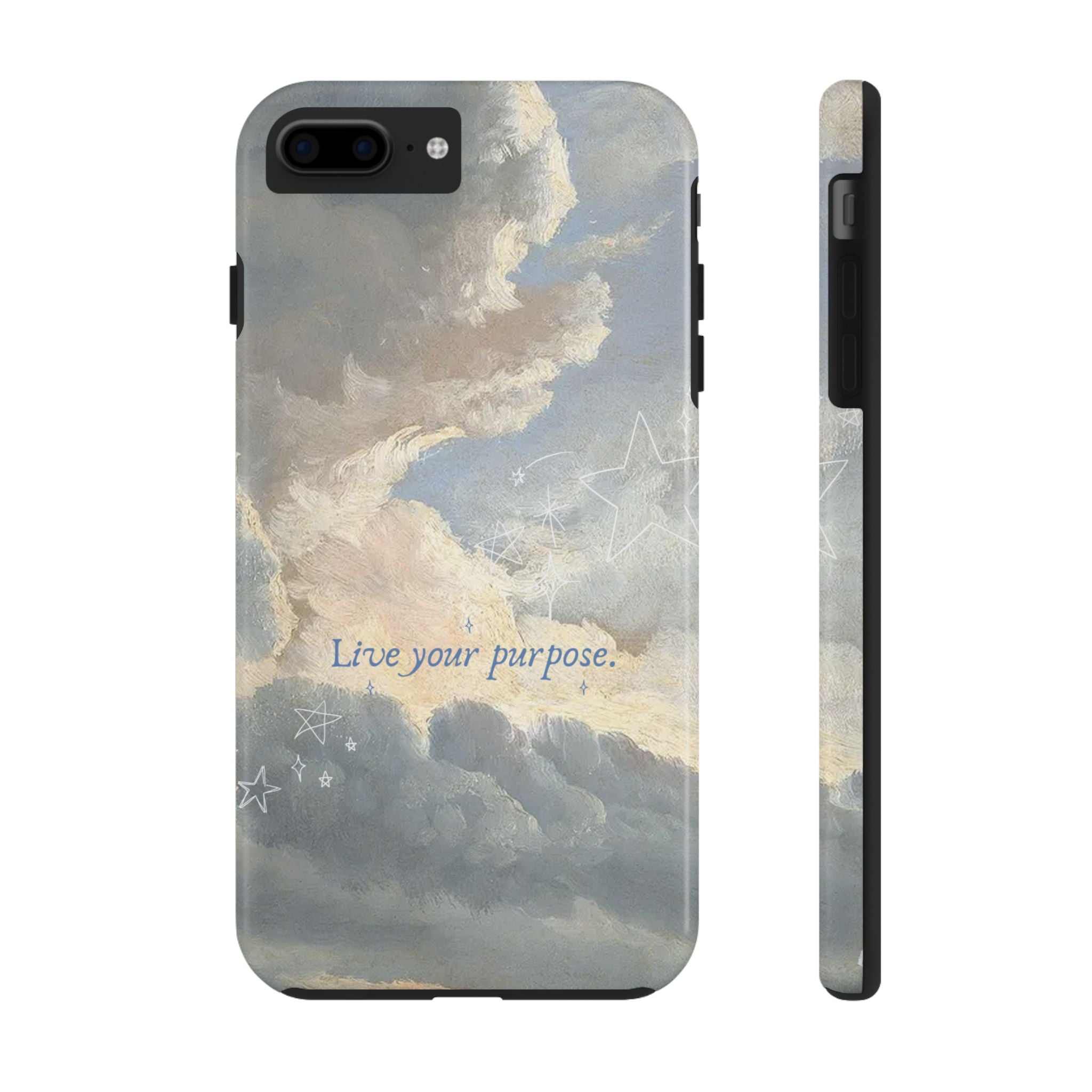 Live Your Purpose, Elegant Phone Cases, Stylish Phone Covers, Chic Phone Protectors, Fashionable Case for Her, Trendy Smartphone Accessories