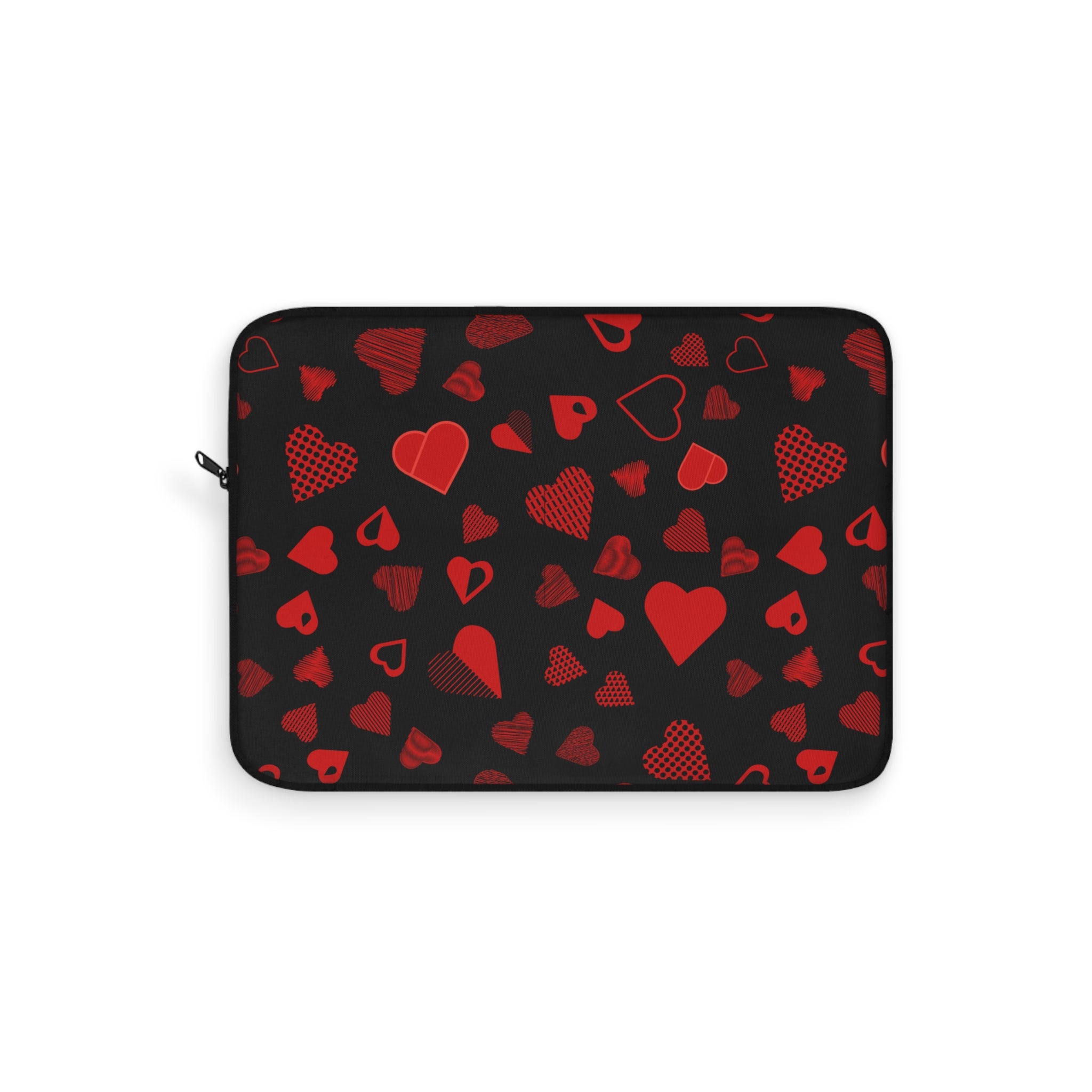 Hearts Laptop Carrying Case, Computer Sleeve | Patchwork Cottage, Laptop Sleeve - Valentine's Day Gift