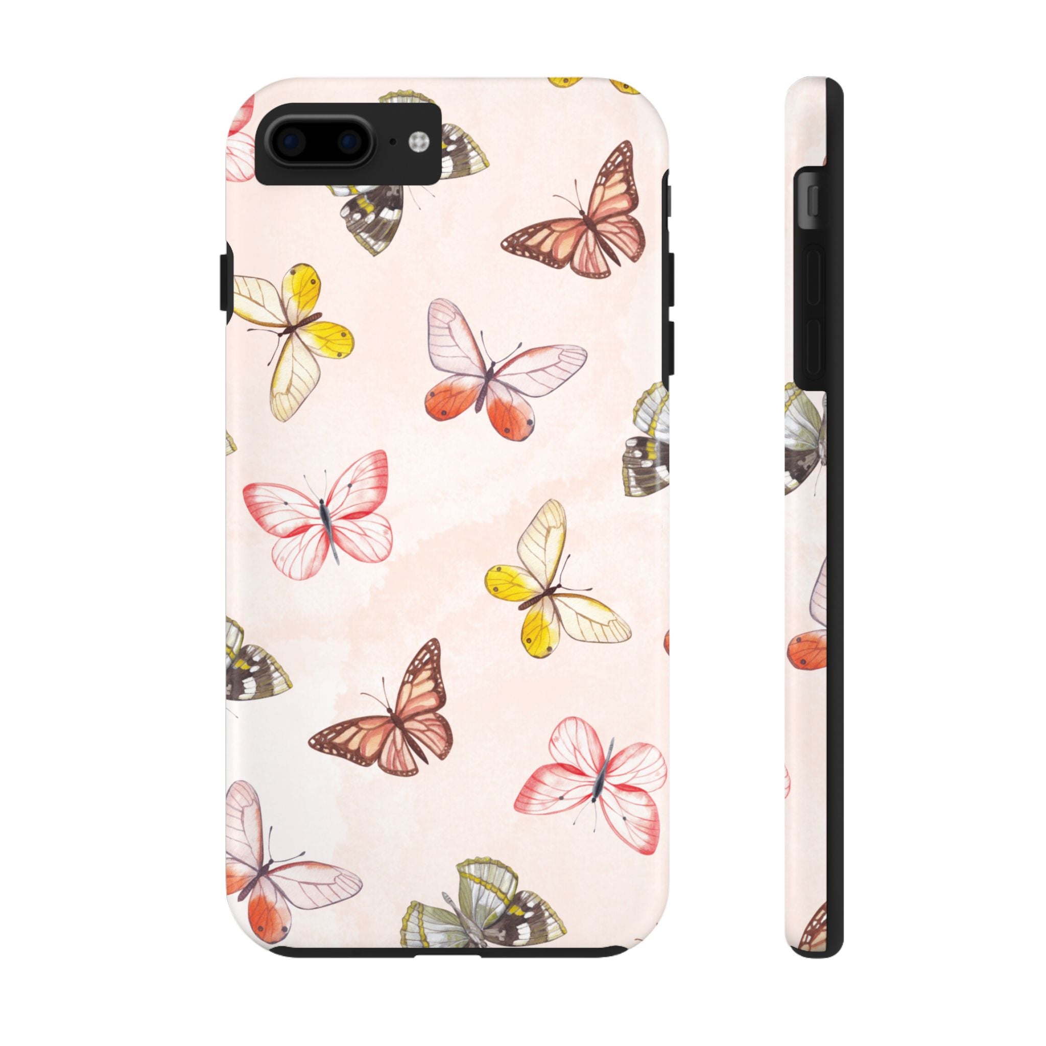 Pink Butterflies, Elegant Phone Cases, Stylish Phone Covers, Chic Phone Protectors, Fashionable Case for Her, Trendy Smartphone Accessories