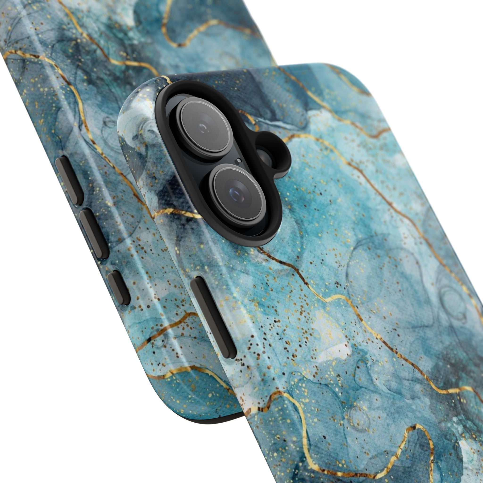 Blue Gold Marble, Elegant Phone Cases, Stylish Phone Covers, Chic Phone Protectors, Fashionable Case for Her, Trendy Smartphone Accessories