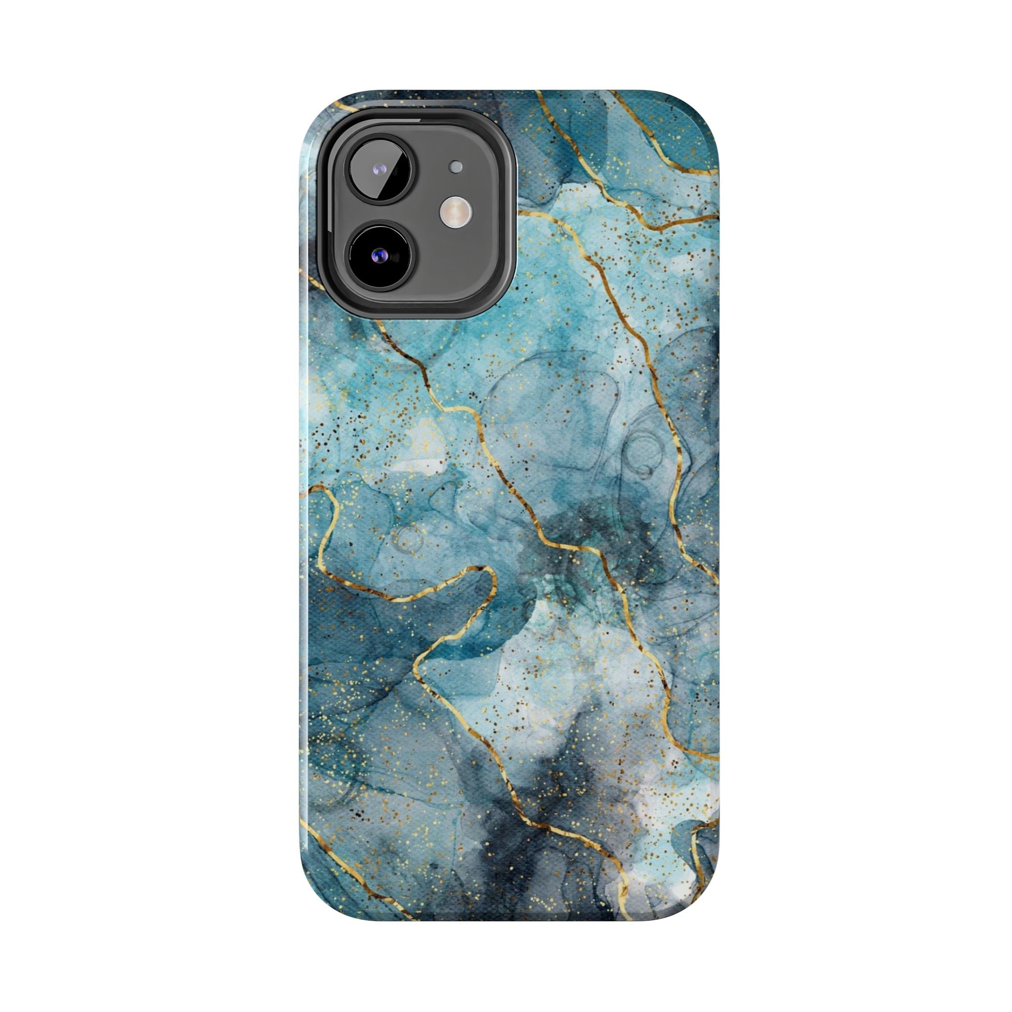 Blue Gold Marble, Elegant Phone Cases, Stylish Phone Covers, Chic Phone Protectors, Fashionable Case for Her, Trendy Smartphone Accessories